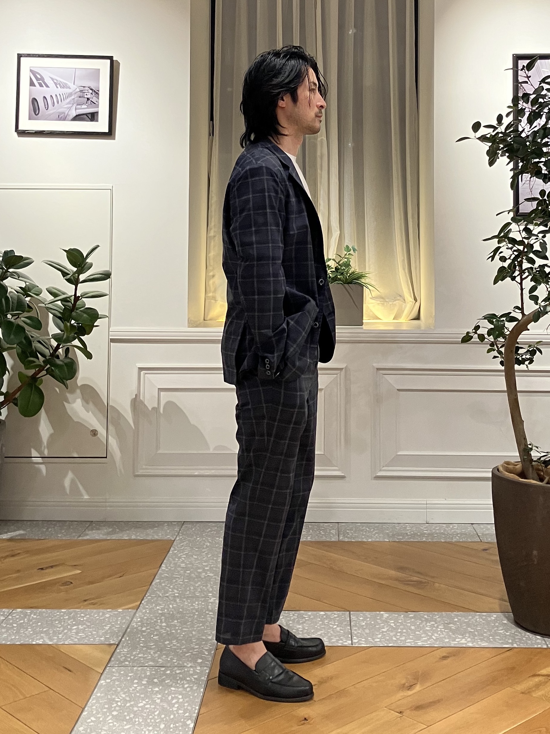 junyaさんの「DRESSTERIOR｜【抗菌防臭／UVカット／しわ防止】クールデオドラント フライスロングTシャツ」を使ったコーディネート