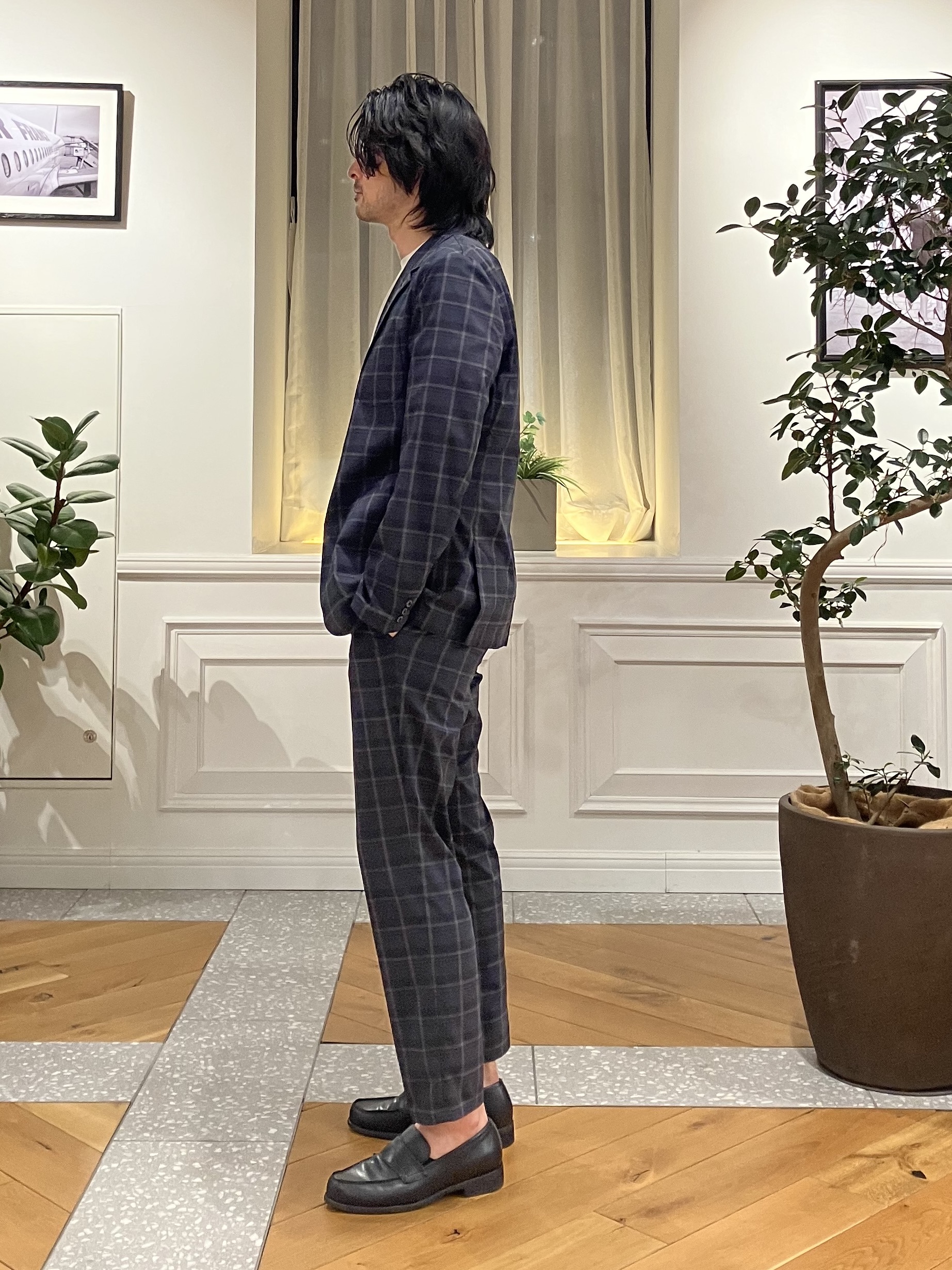 junyaさんの「DRESSTERIOR｜【抗菌防臭／UVカット／しわ防止】クールデオドラント フライスロングTシャツ」を使ったコーディネート