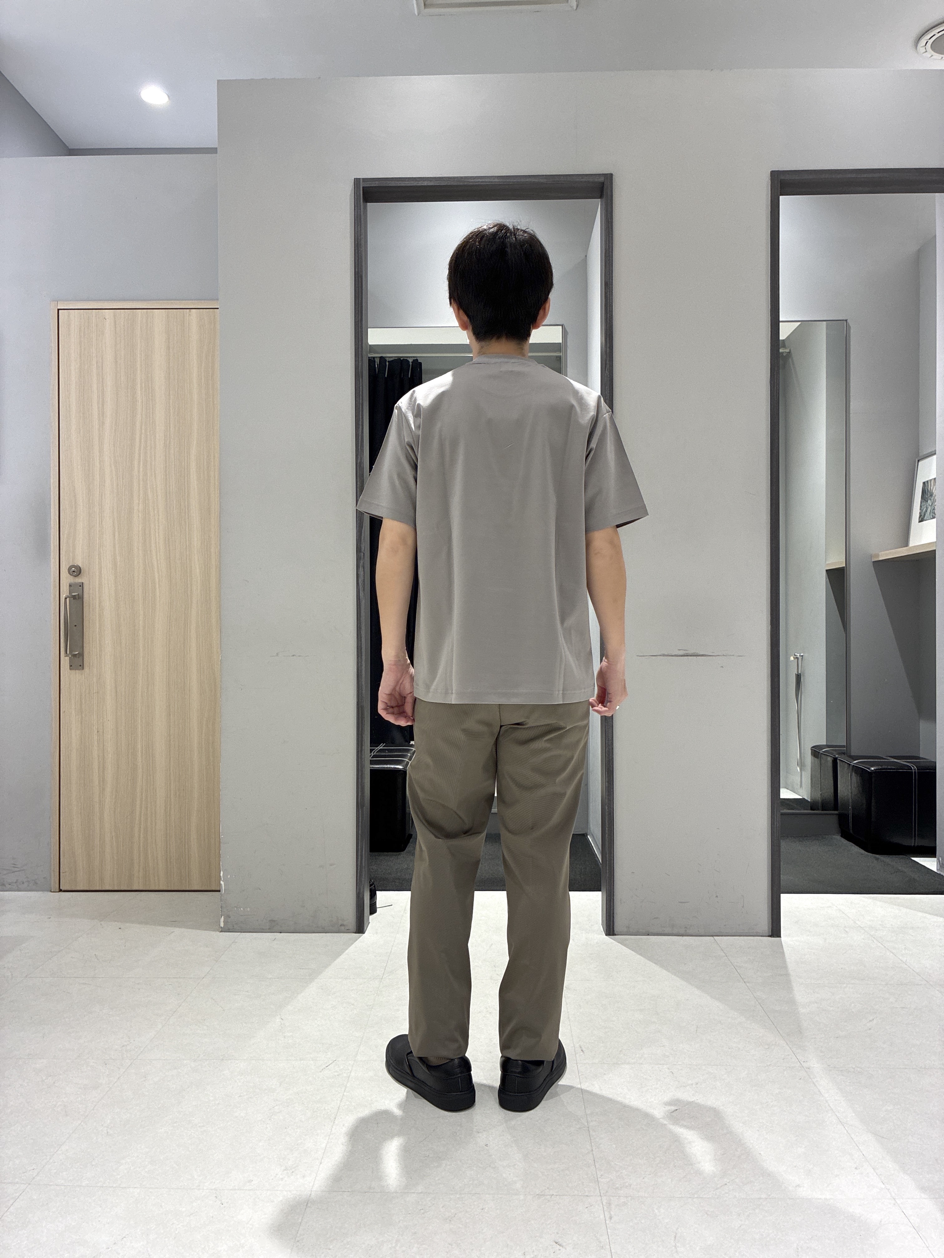 わいずみさんの「TAKEO KIKUCHI｜【接触冷感】ハイブリッド リネン 七分袖シャツ」を使ったコーディネート