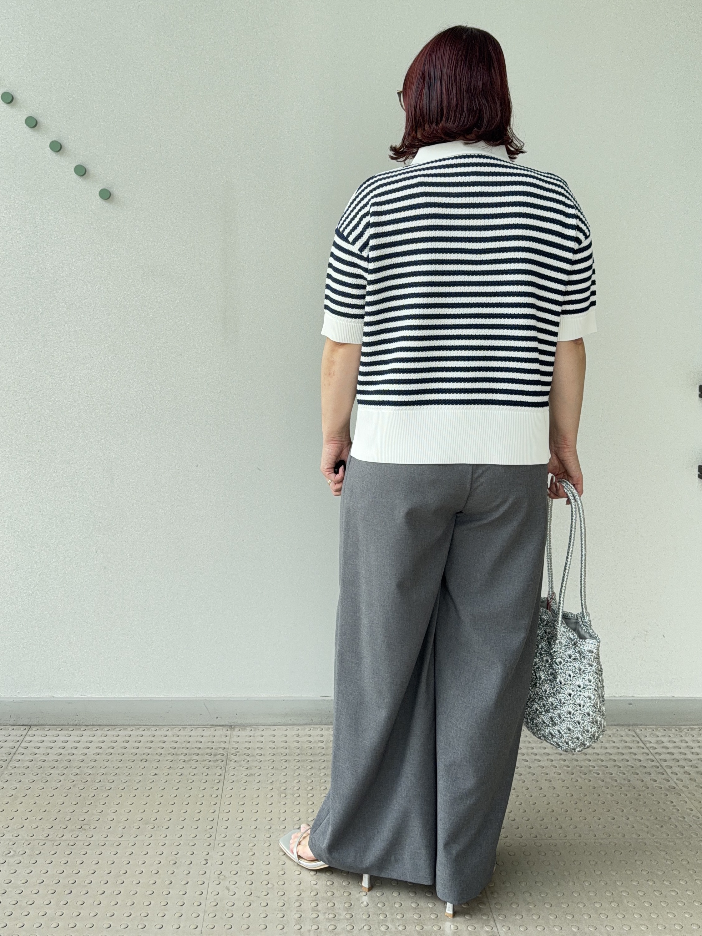 Asamiさんの「DRESSTERIOR｜【接触冷感】イージーケアー クールタッチ ワイドパンツ」を使ったコーディネート