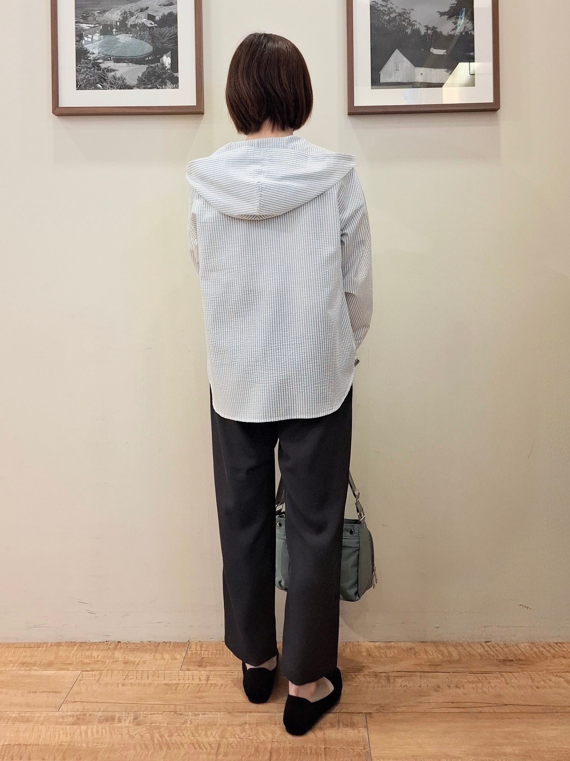 まあるさんの「SHOO･LA･RUE｜【ひんやり/S-LL/洗濯機可】色・柄選べる お袖チュールレイヤード プリントアソートTシャツ」を使ったコーディネート