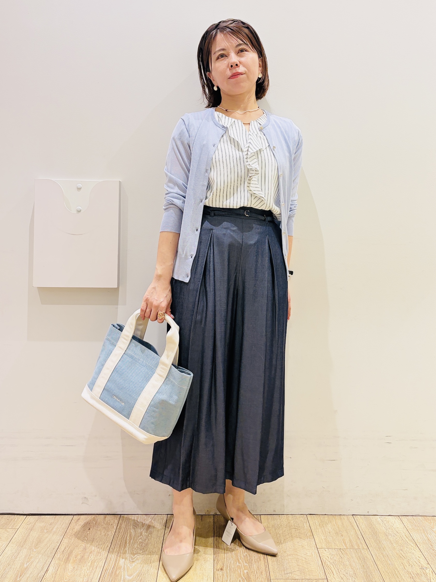 YUKOさんの「index｜ベーシックパンプス」を使ったコーディネート
