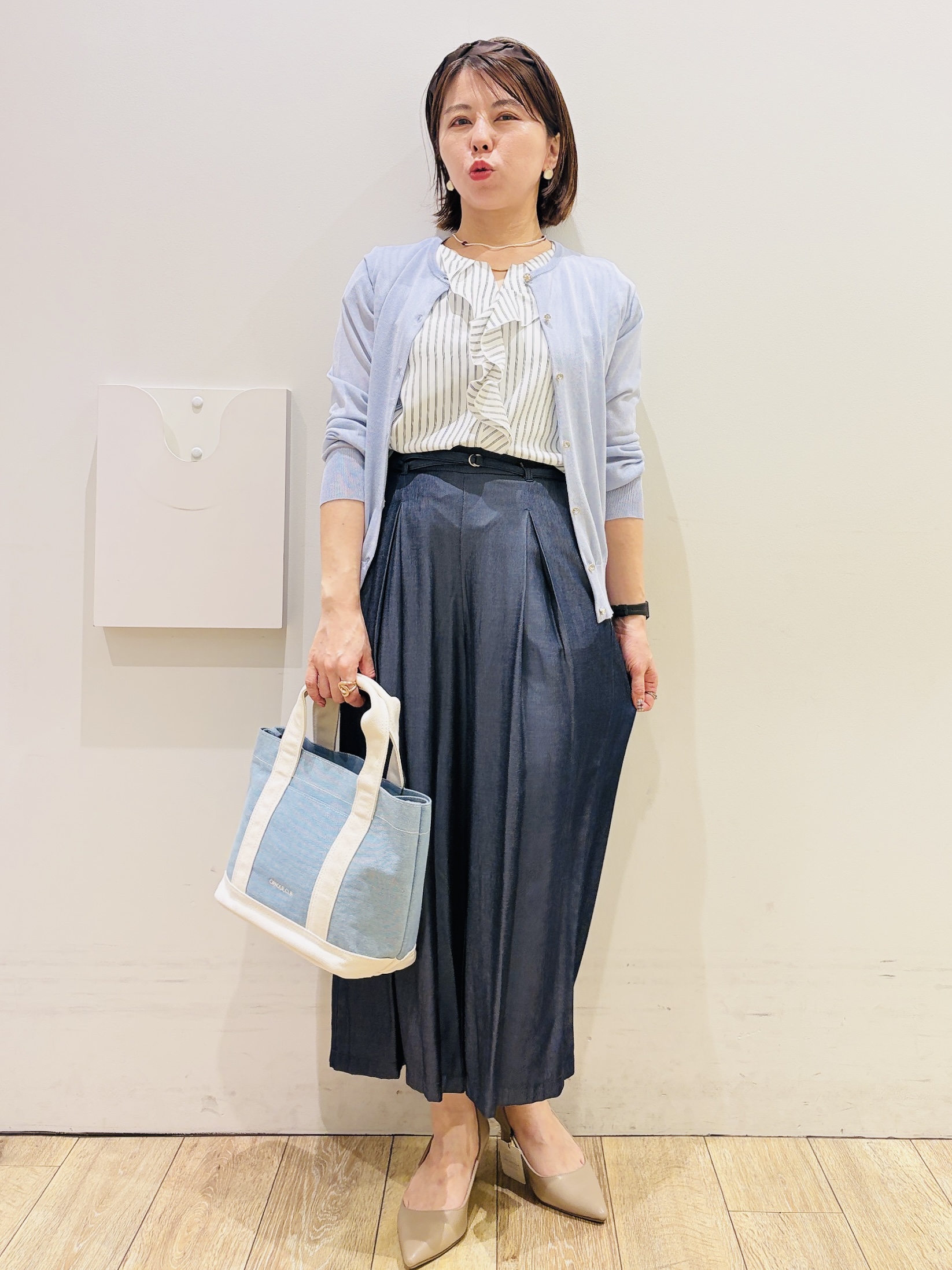 YUKOさんの「index｜ベーシックパンプス」を使ったコーディネート