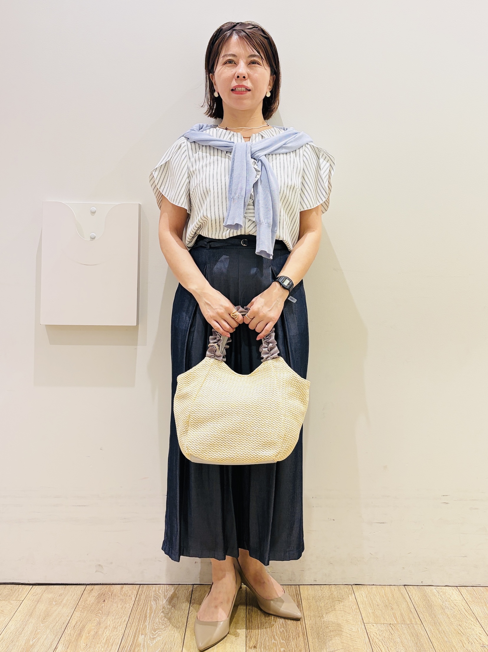 YUKOさんの「index｜ベーシックパンプス」を使ったコーディネート
