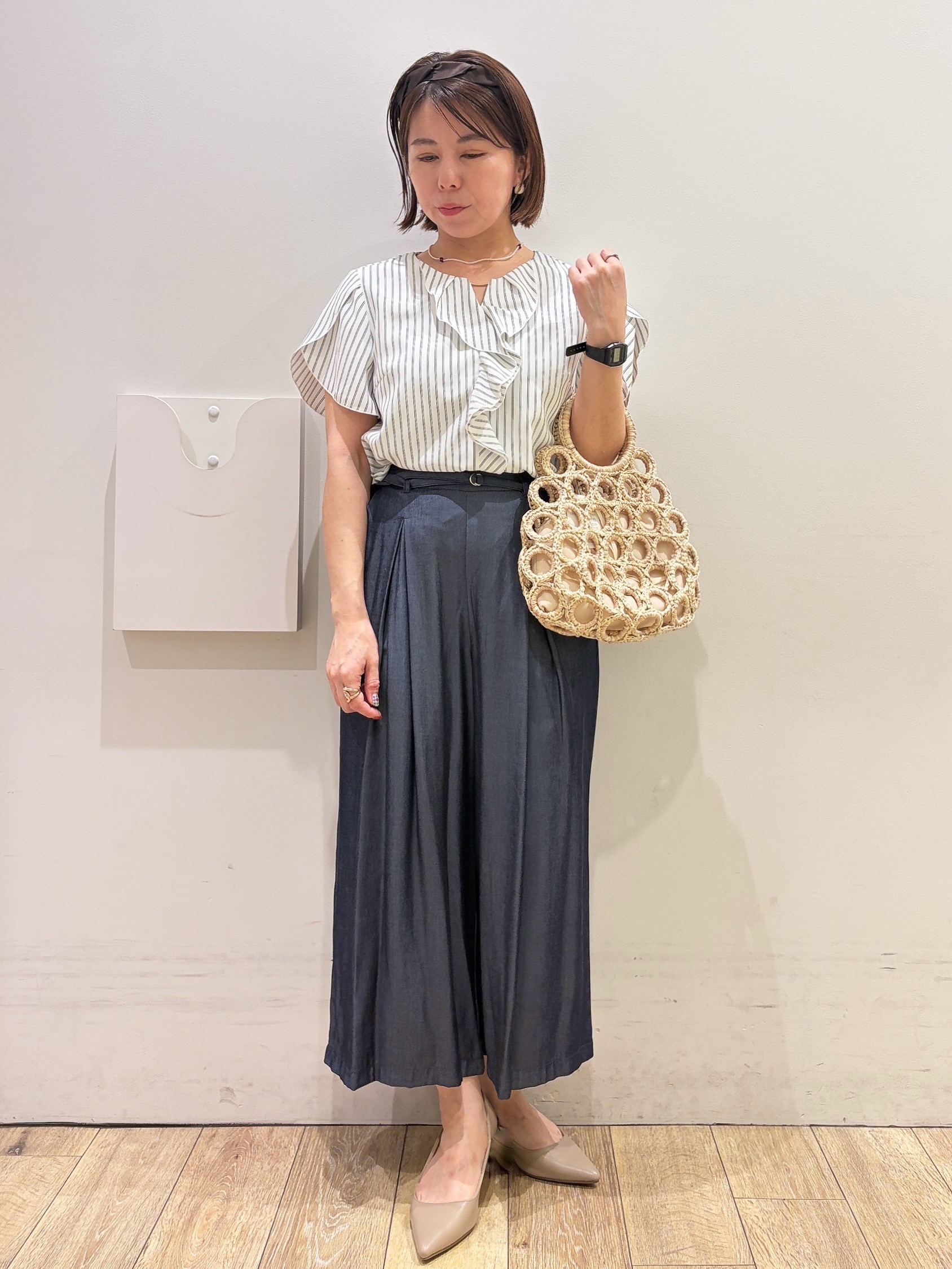 YUKOさんの「index｜ベーシックパンプス」を使ったコーディネート
