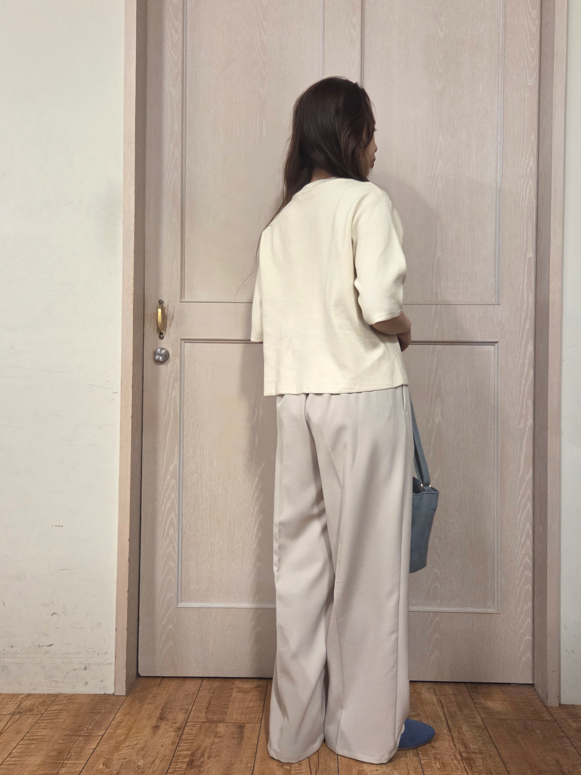 masamiさんの「SHOO･LA･RUE｜【NEW/22.5㎝-24.5㎝】洗えてサラサラ ニットパンプス」を使ったコーディネート