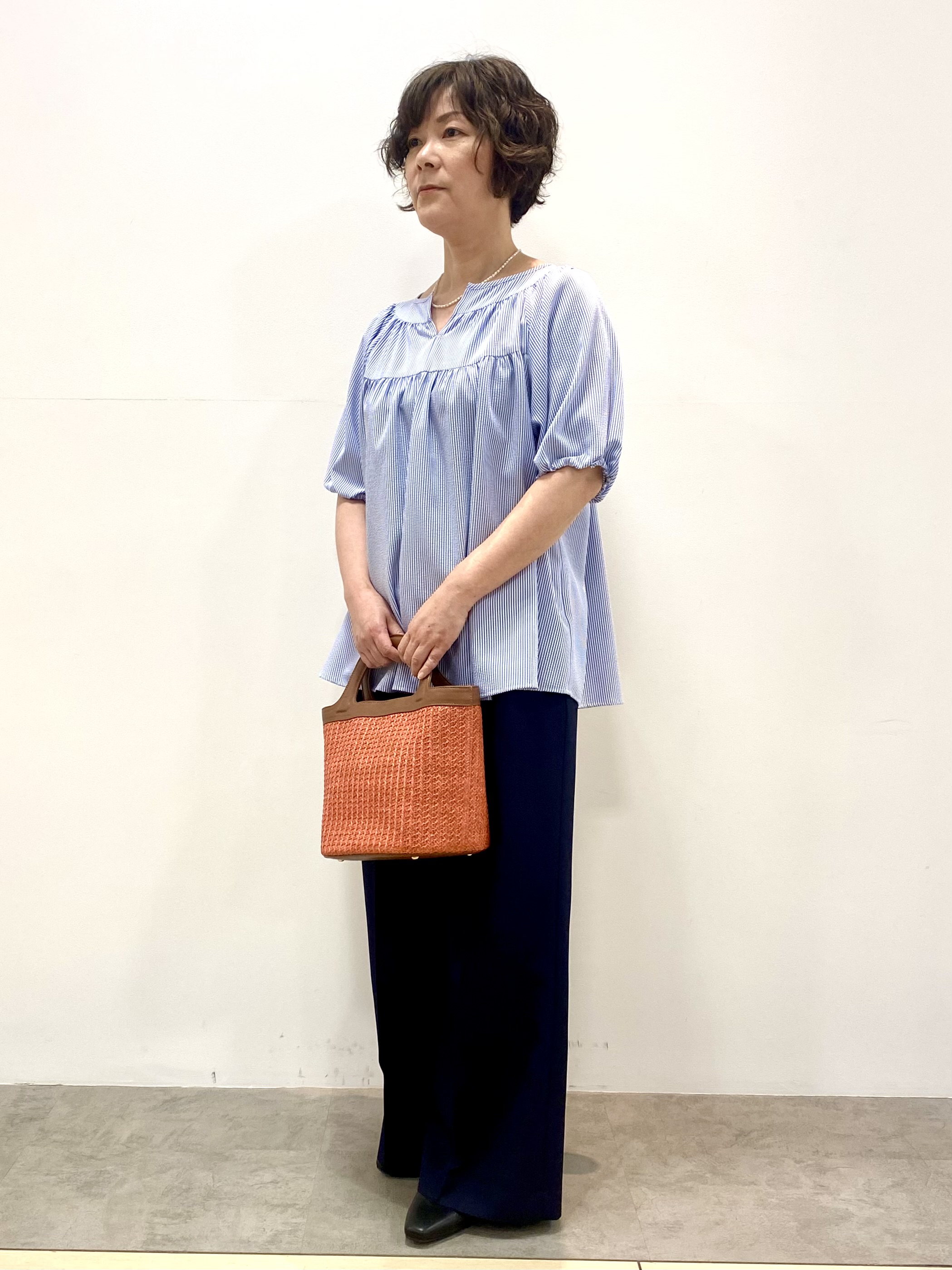 oharaさんの「Reflect｜ギャザーデザインブラウス」を使ったコーディネート