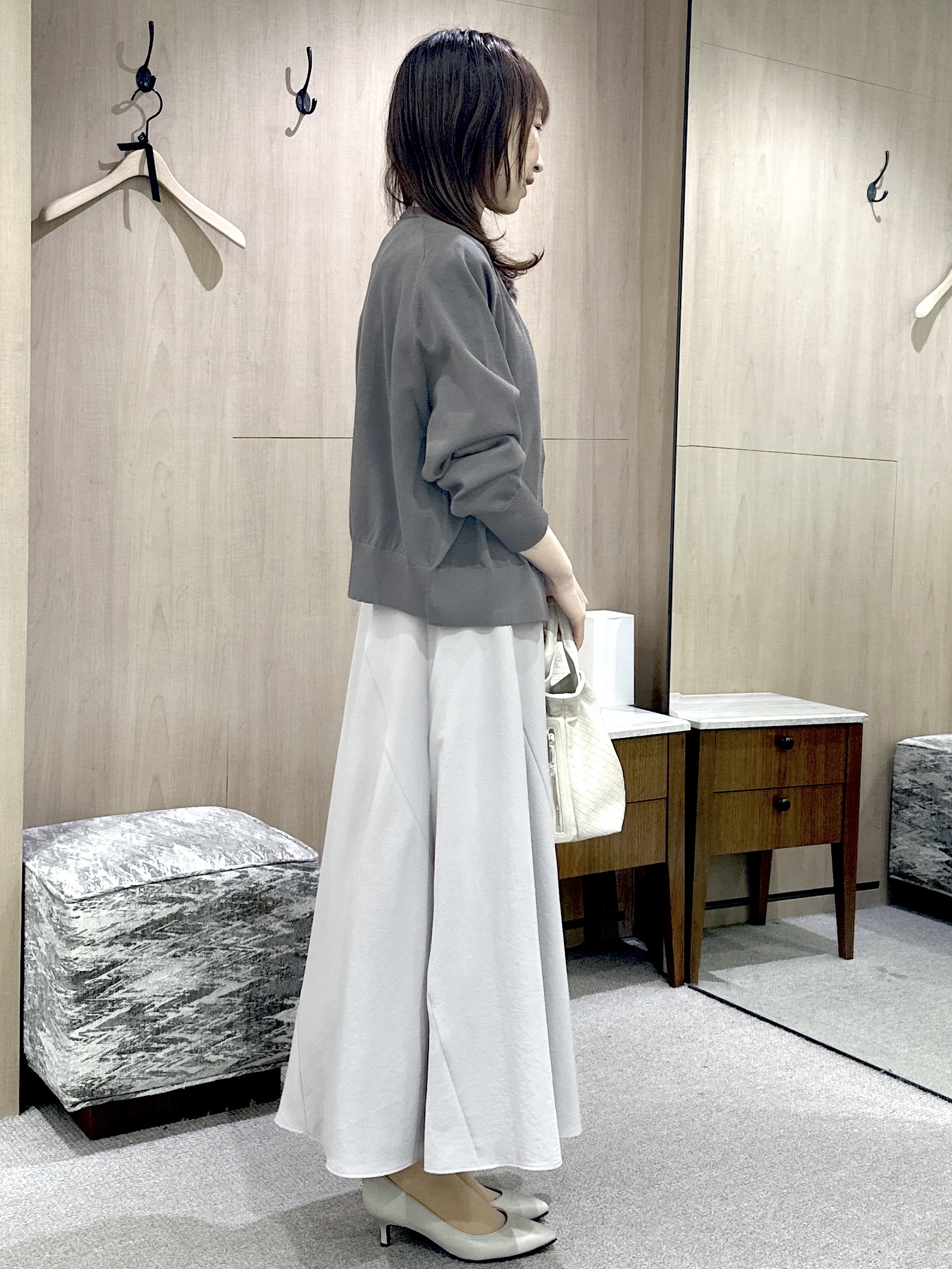 Miwaさんの「UNTITLED｜【洗える/華奢見え】袖シアープルオーバー」を使ったコーディネート