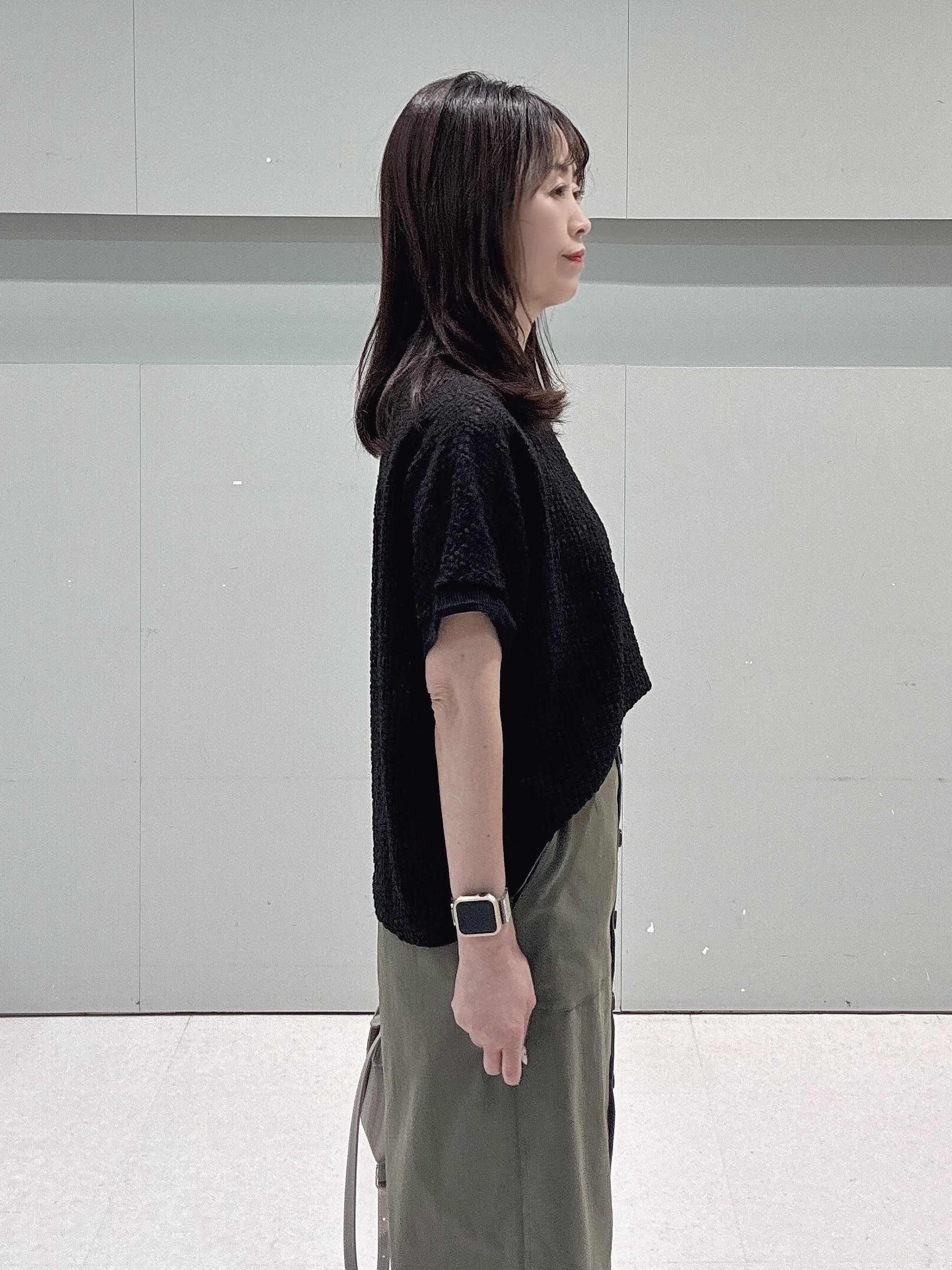 makiさんの「UNTITLED｜【洗える／シアー】ミニヨンレースプルオーバー」を使ったコーディネート