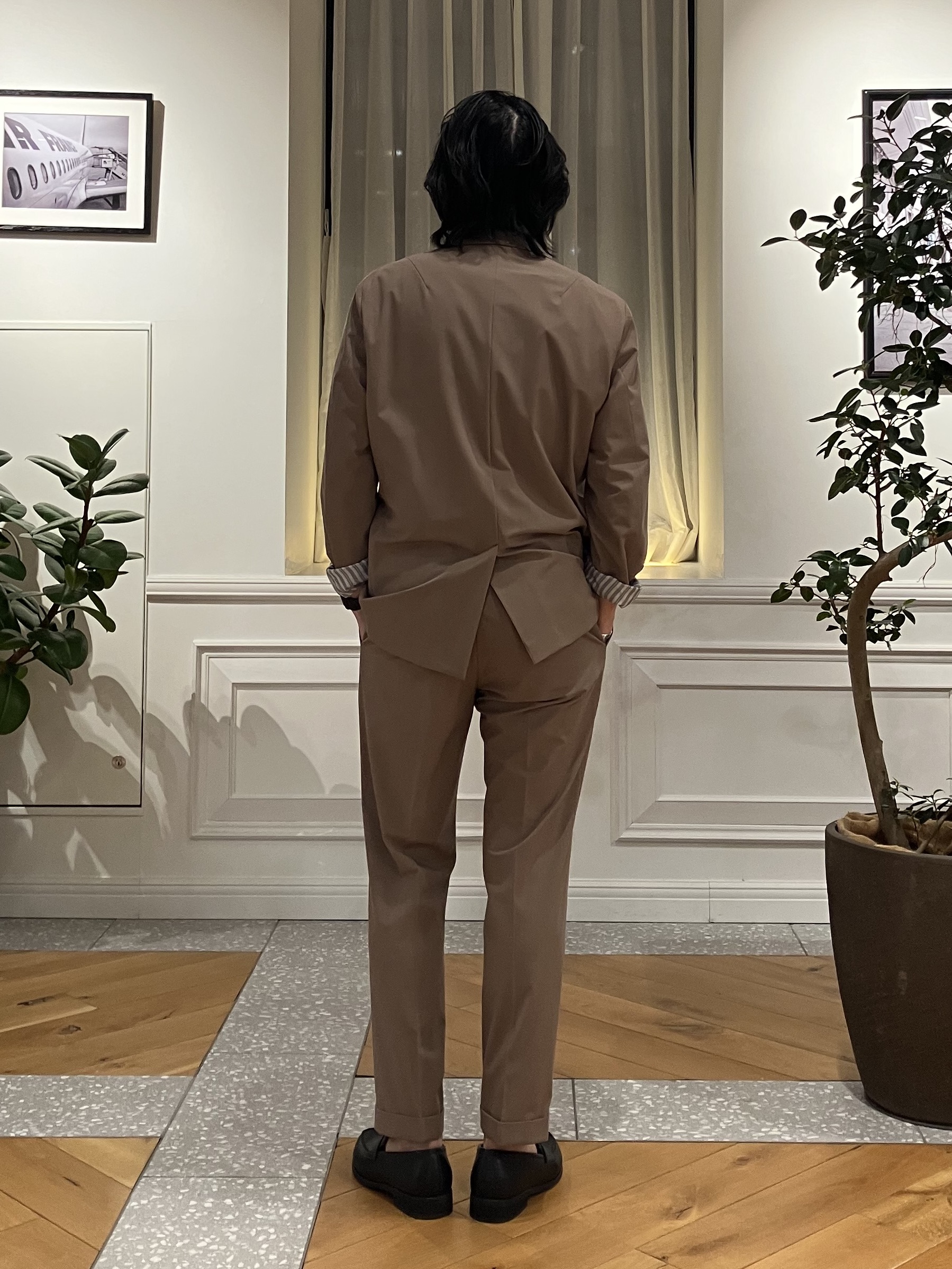 junyaさんの「DRESSTERIOR｜【セットアップ可】クールタッチ クイックドライ イージージャケット」を使ったコーディネート