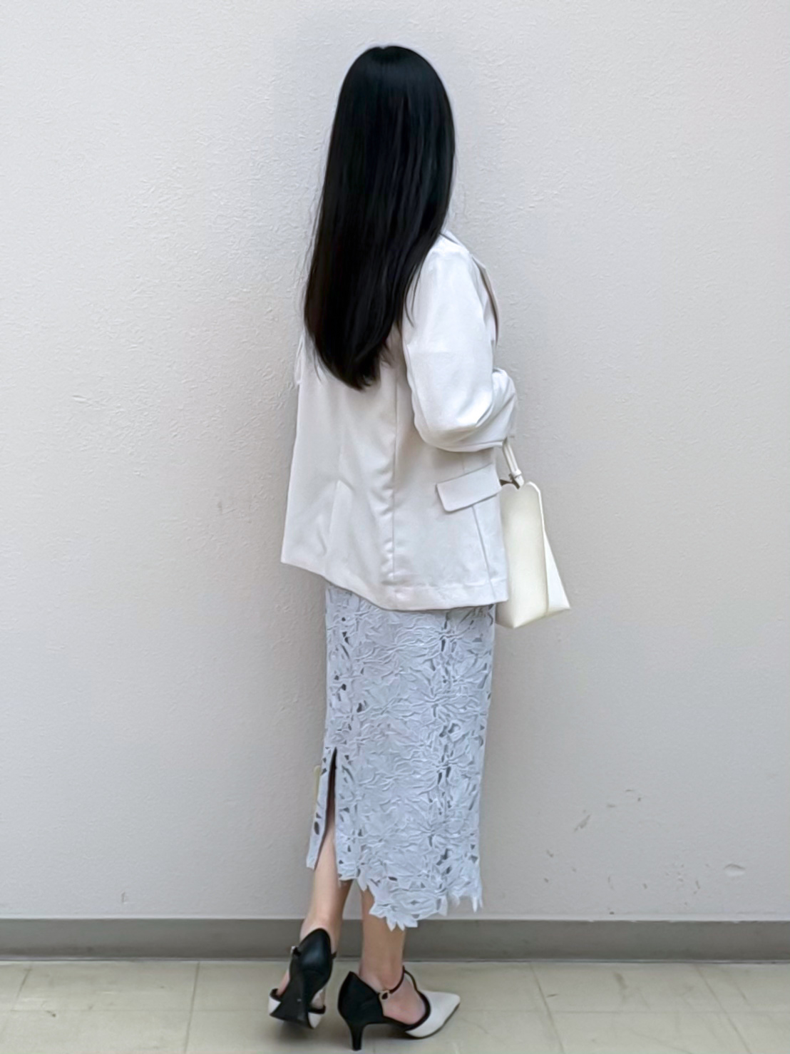 Izuさんの「index｜《再入荷》ダブルブレストテーラードジャケット【接触冷感／吸水速乾／イージーアイロン／防シワ／洗濯機O」を使ったコーディネート