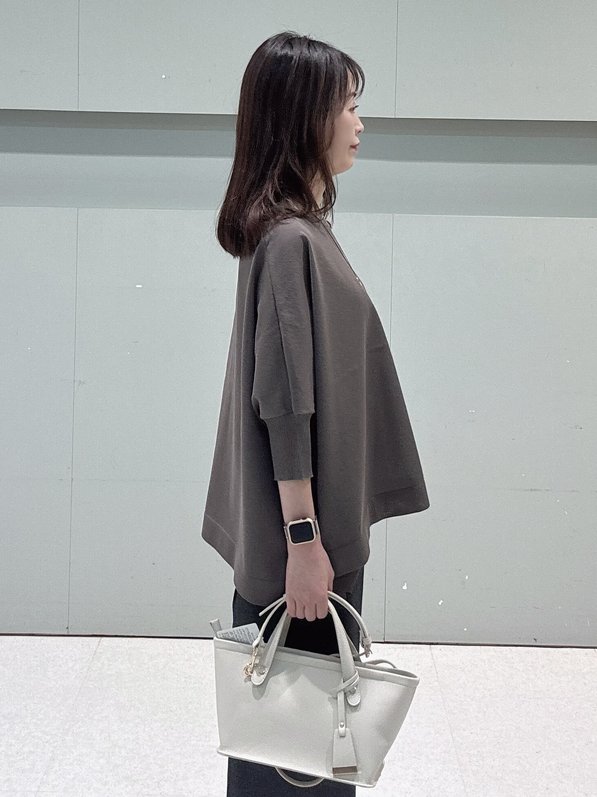 makiさんの「UNTITLED｜【アンサンブル可/洗える】シアーレーヨンニット」を使ったコーディネート