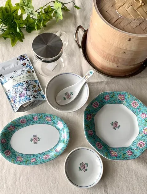 五彩牡丹 八角中華皿（食器） | 212 KITCHEN STORE（トゥーワントゥー