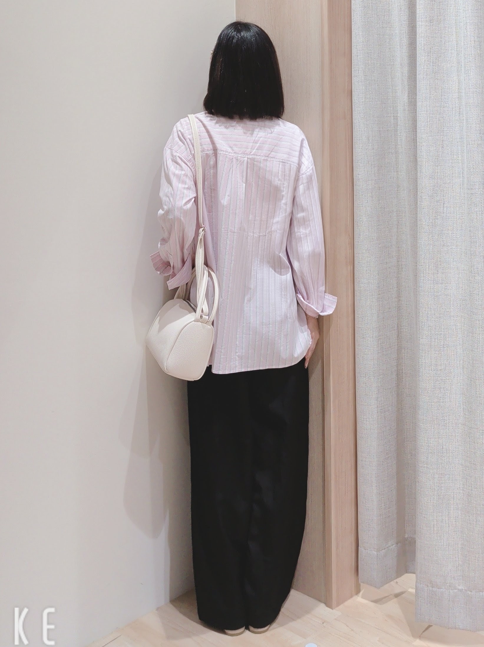 Yuiさんの「grove｜羽織としても大活躍！驚きの伸びを備えたコットンナイロンストレッチシャツ」を使ったコーディネート