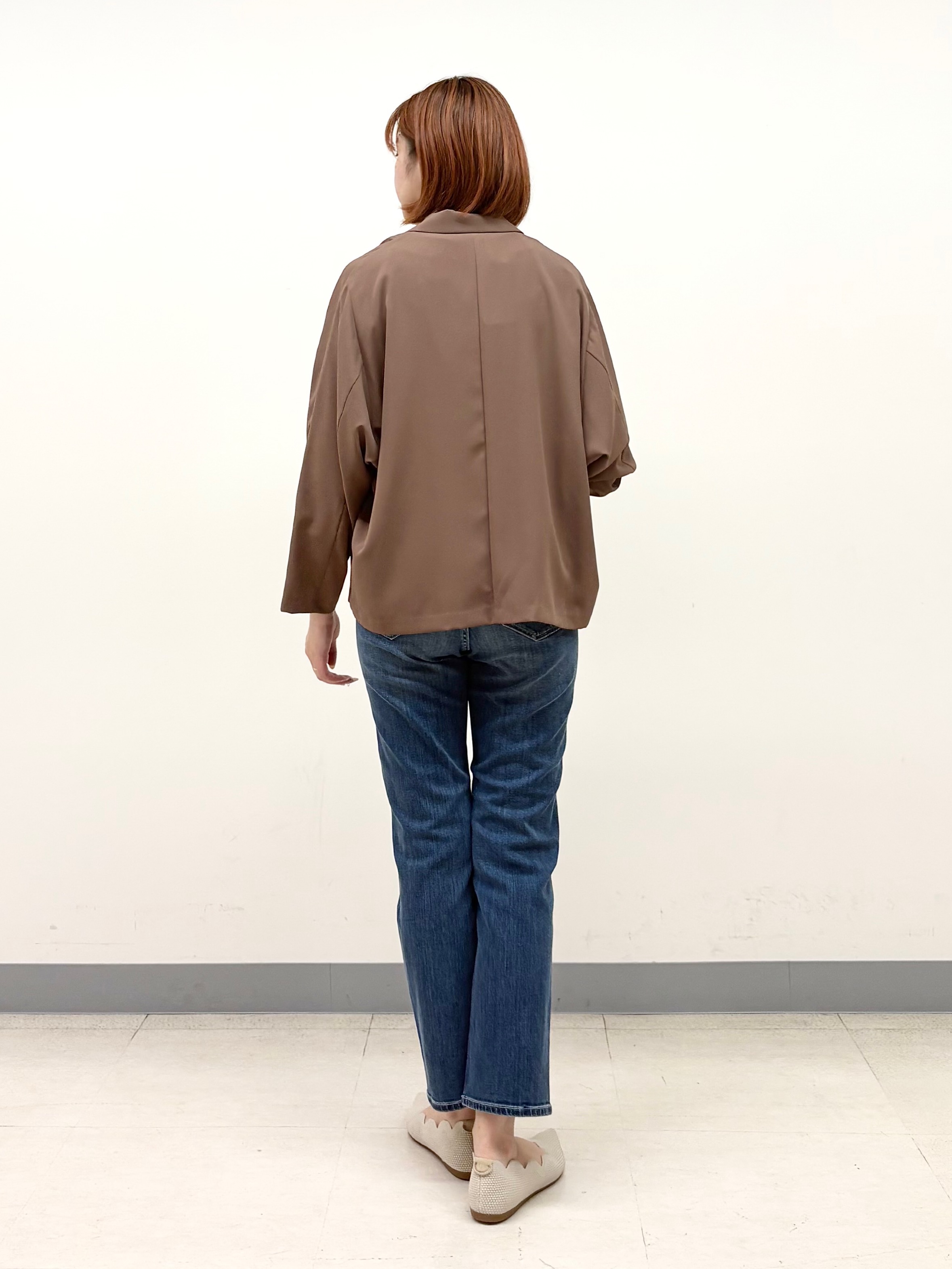 まいこさんの「INDIVI｜【接触冷感／透湿／着る日傘】ドルマンダブルジャケット」を使ったコーディネート