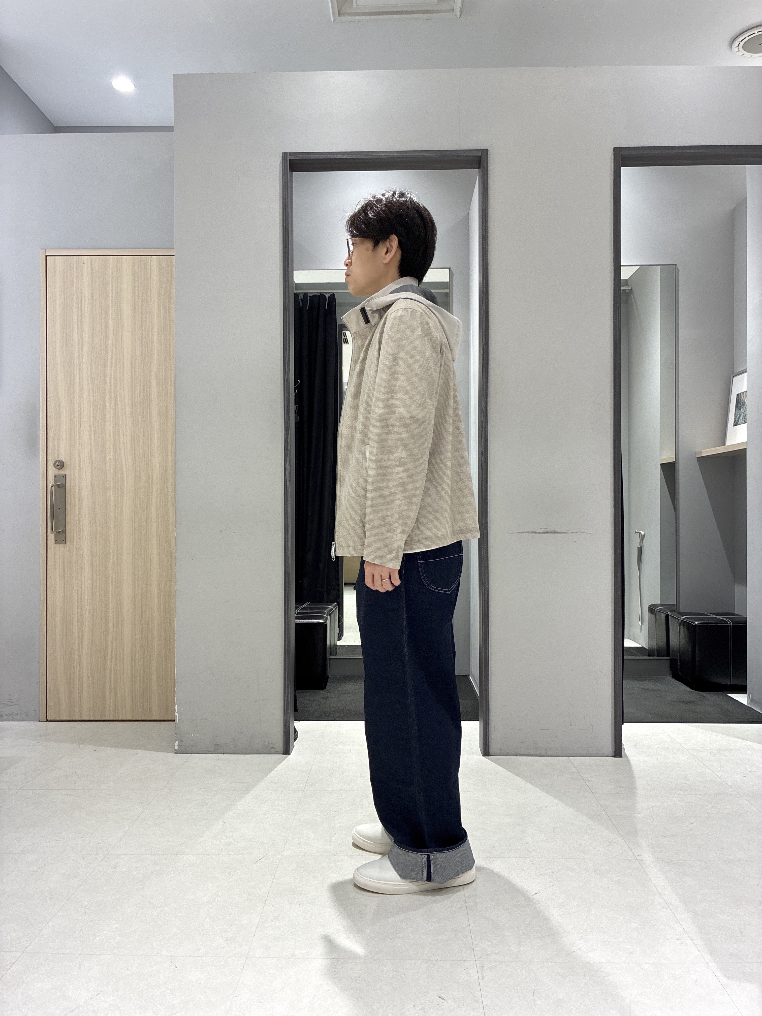 わいずみさんの「TAKEO KIKUCHI｜2WAYアクティブ ライト ブルゾン」を使ったコーディネート