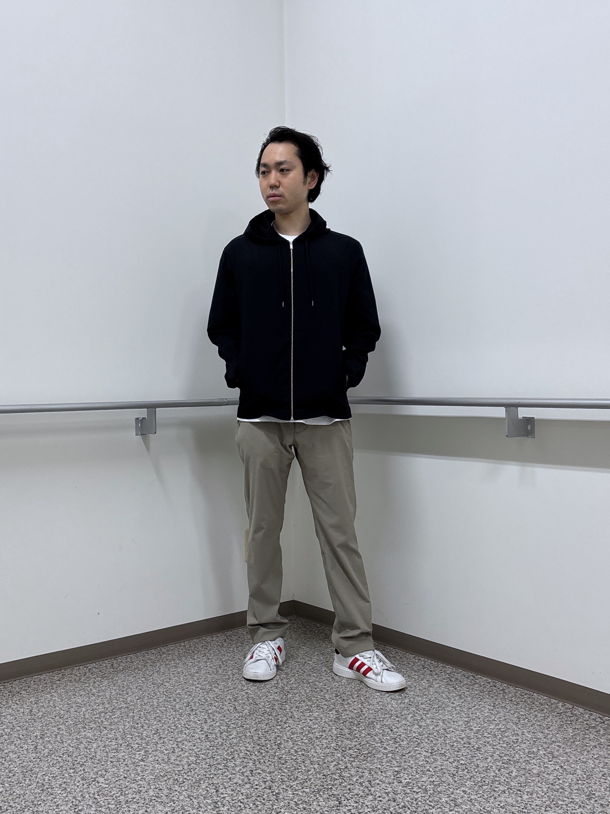KEIさんの「TAKEO KIKUCHI｜【撥水・洗える・シワになりにくい】 リランチェ（R） フードブルゾン」を使ったコーディネート