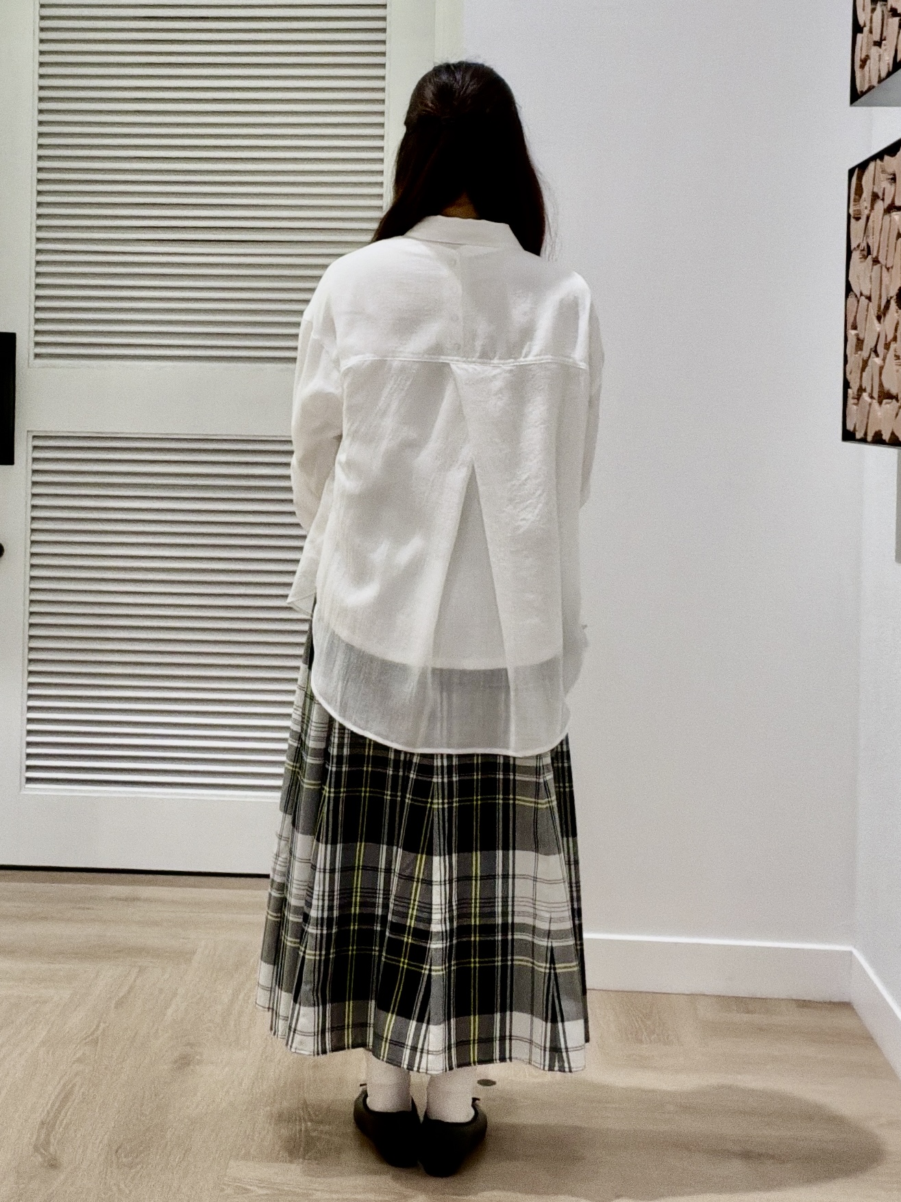 maruさんの「Dessin｜【洗える】シアーカラーシャツ」を使ったコーディネート