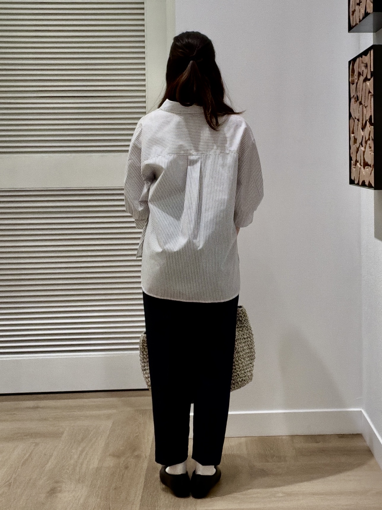 maruさんの「Dessin｜【洗える】スキッパーシャツブラウス」を使ったコーディネート