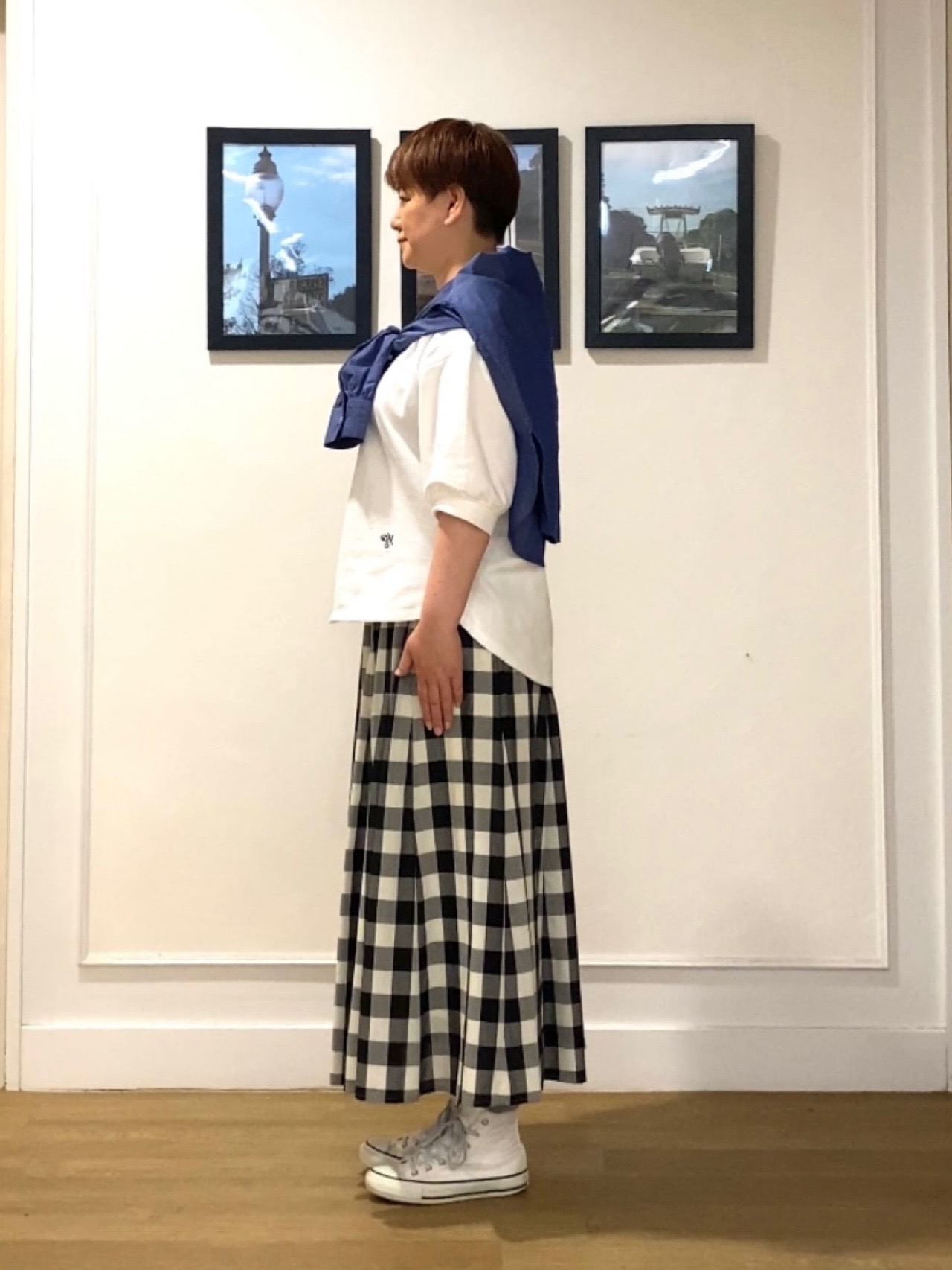 Hiroさんの「Dessin｜【洗える】高密度ベーシックシャツ」を使ったコーディネート