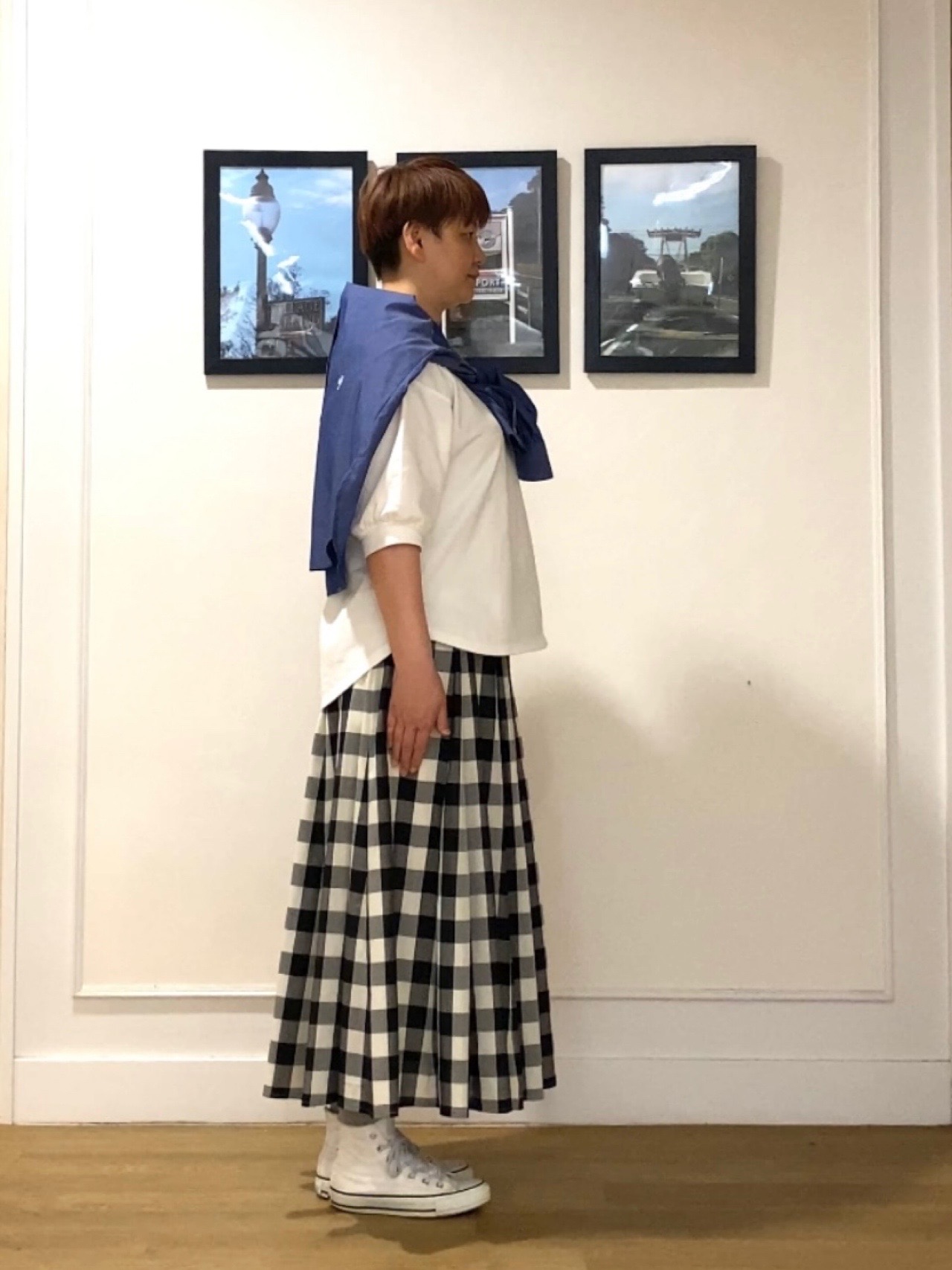 Hiroさんの「Dessin｜【洗える】高密度ベーシックシャツ」を使ったコーディネート