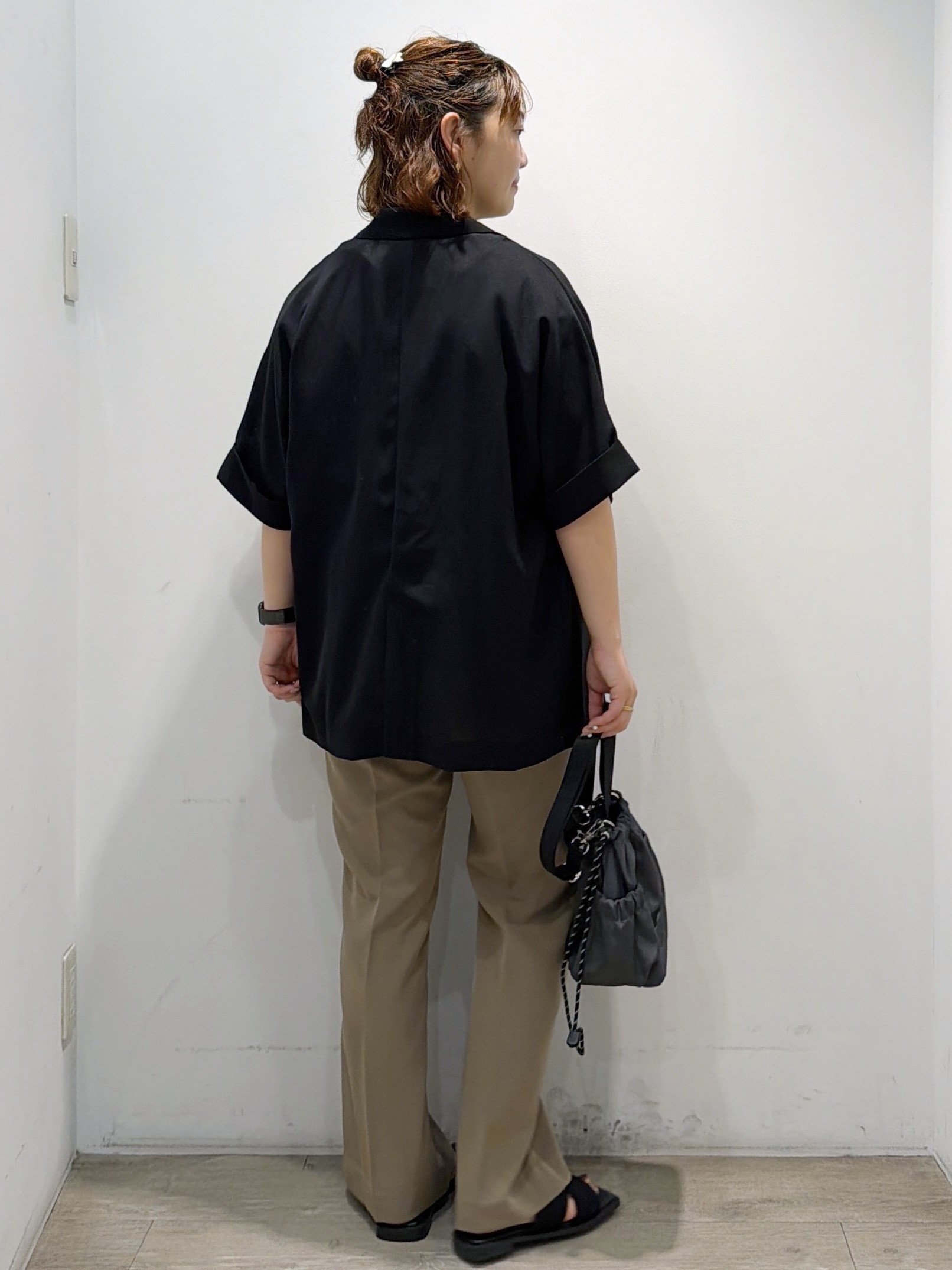 sumicaさんの「OPAQUE.CLIP｜【接触冷感／吸水速乾／防シワ】リネンライクテーラードジャケット《洗濯機OK》」を使ったコーディネート