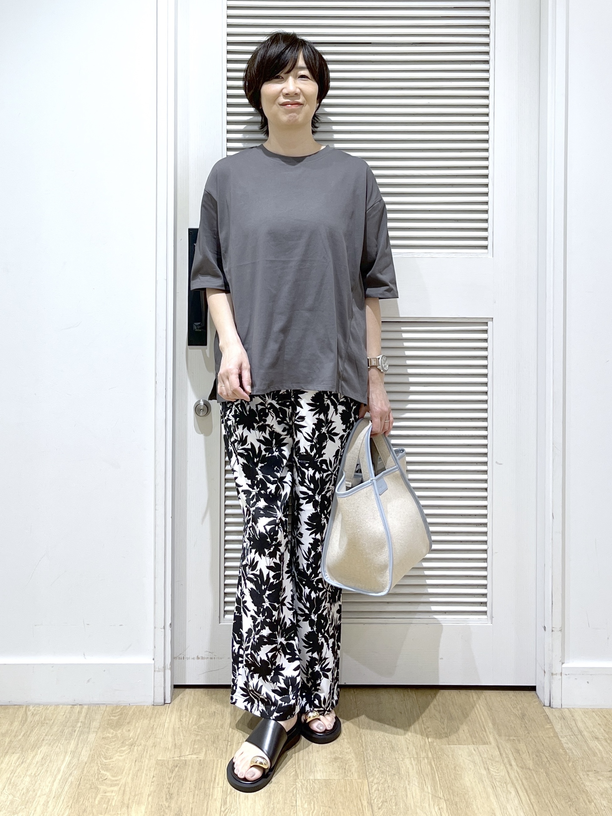 Miyazakiさんの「Dessin｜【UVカット/接触冷感】プレーティングTシャツ」を使ったコーディネート