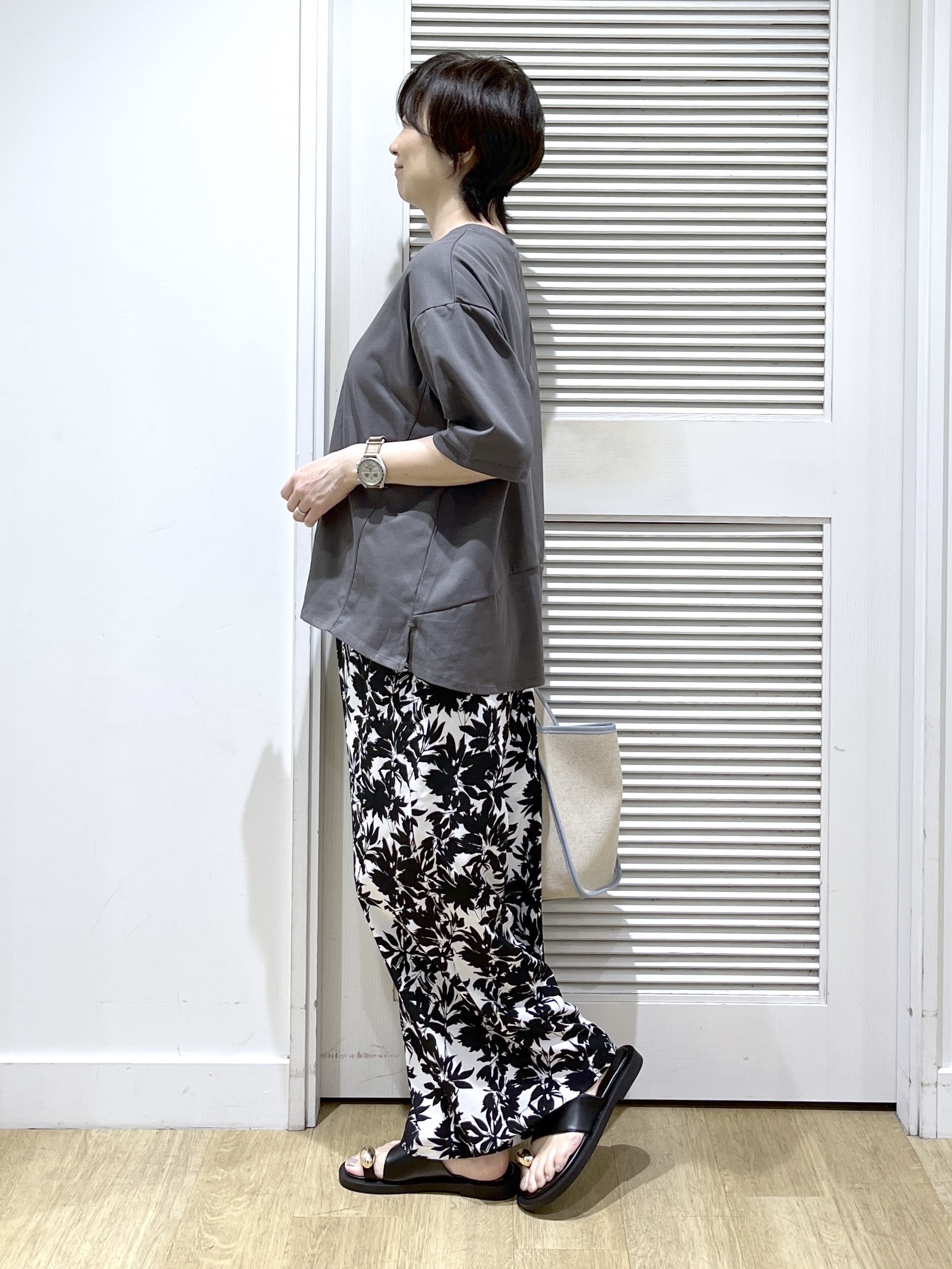 Miyazakiさんの「Dessin｜【UVカット/接触冷感】プレーティングTシャツ」を使ったコーディネート