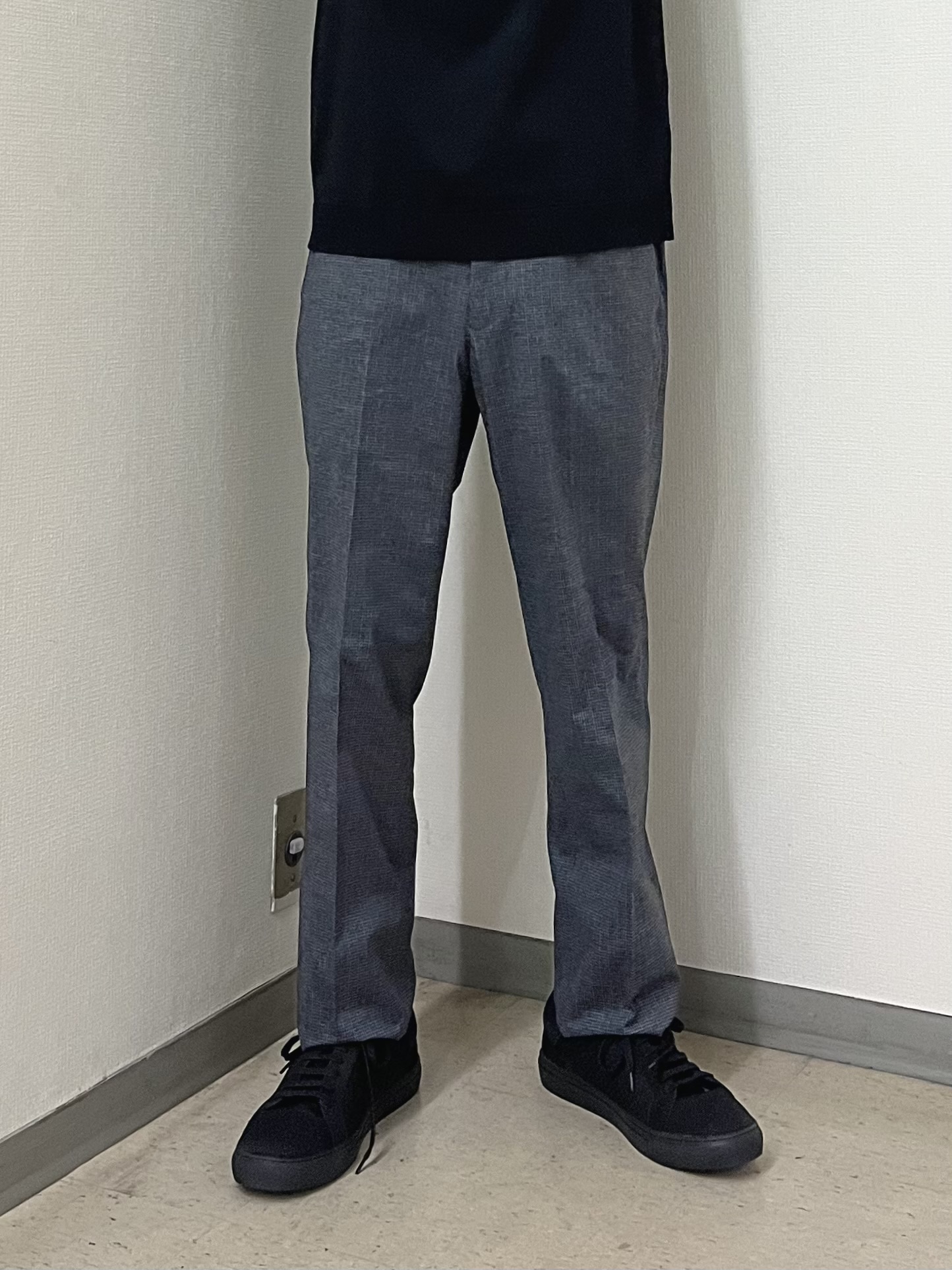 URAさんの「TAKEO KIKUCHI｜【通気性】ジャージ千鳥柄 ジャケット」を使ったコーディネート