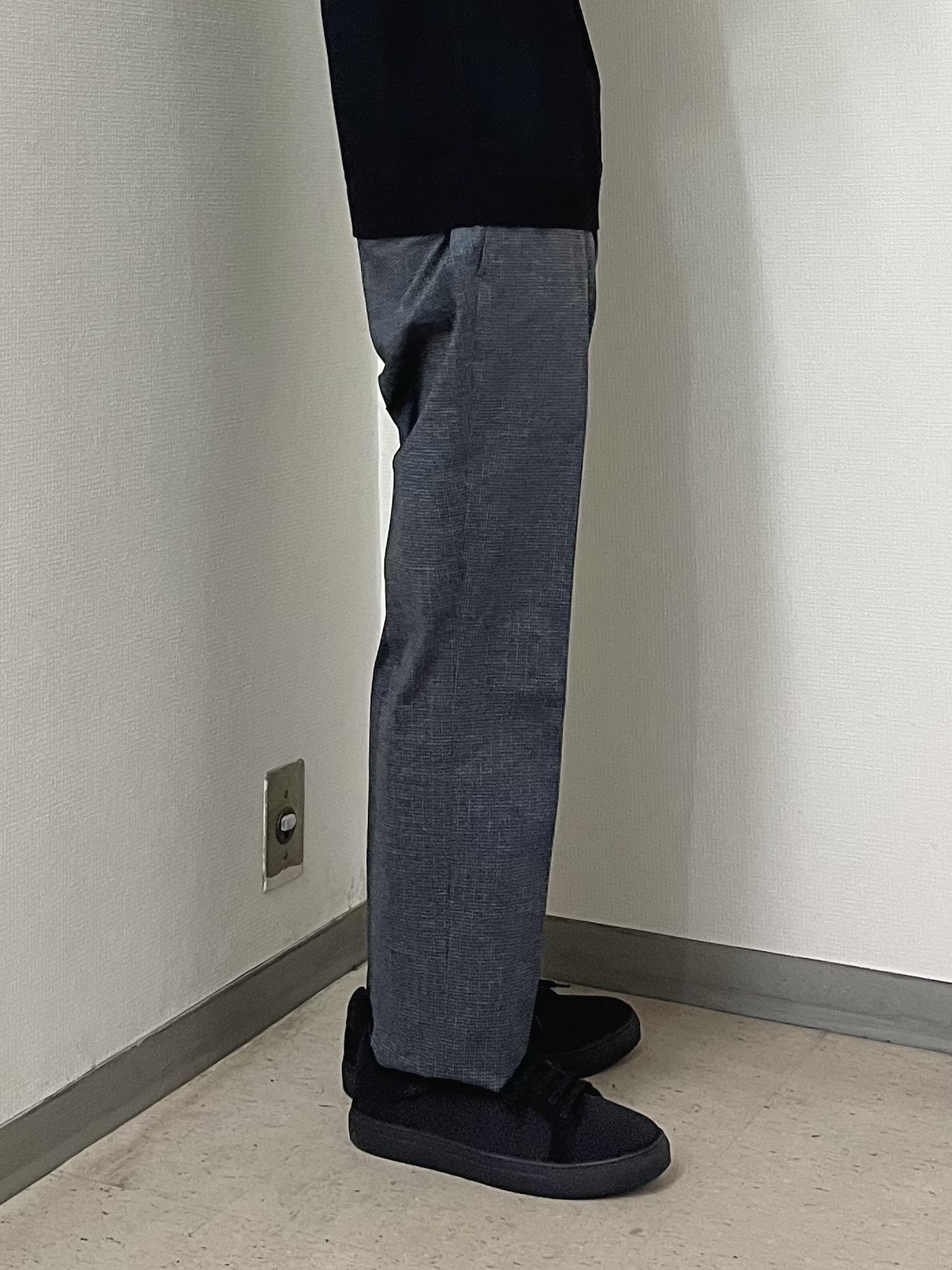URAさんの「TAKEO KIKUCHI｜【通気性】ジャージ千鳥柄 ジャケット」を使ったコーディネート