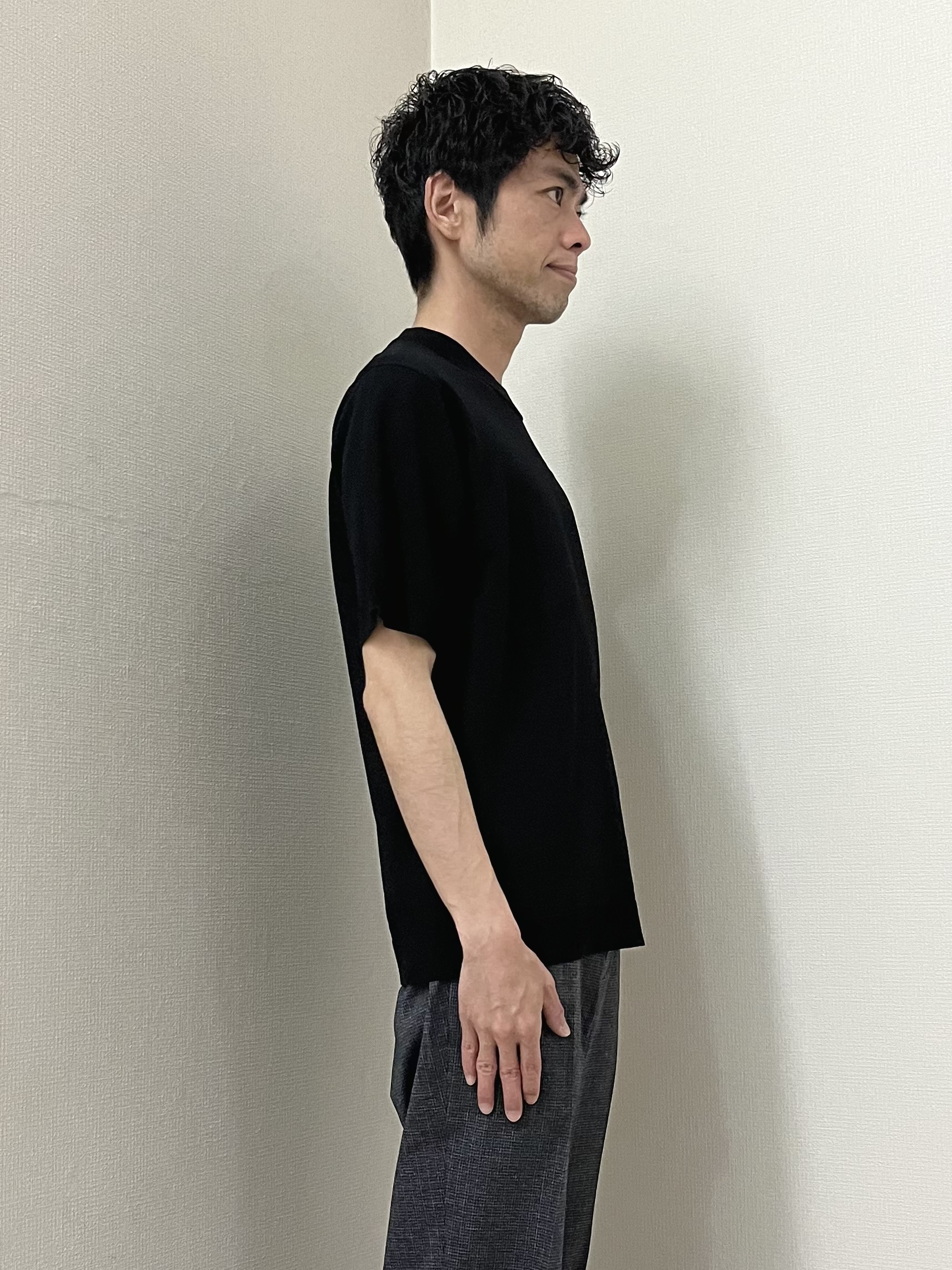 URAさんの「TAKEO KIKUCHI｜【通気性】ジャージ千鳥柄 ジャケット」を使ったコーディネート