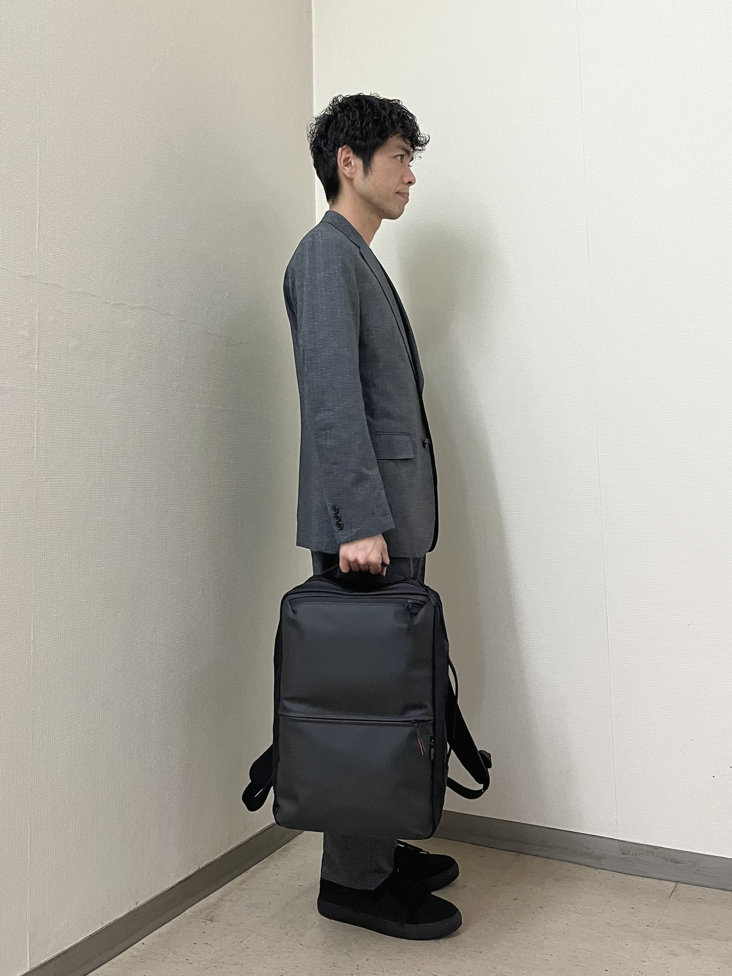 URAさんの「TAKEO KIKUCHI｜【通気性】ジャージ千鳥柄 ジャケット」を使ったコーディネート