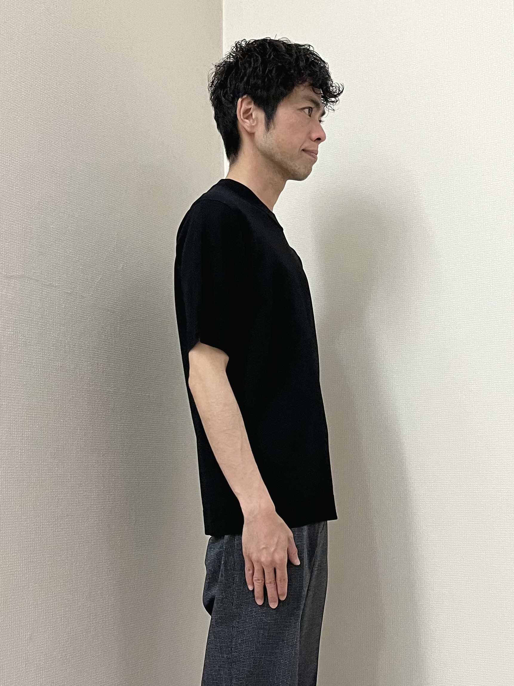 URAさんの「TAKEO KIKUCHI｜【通気性】ジャージ千鳥柄 ジャケット」を使ったコーディネート