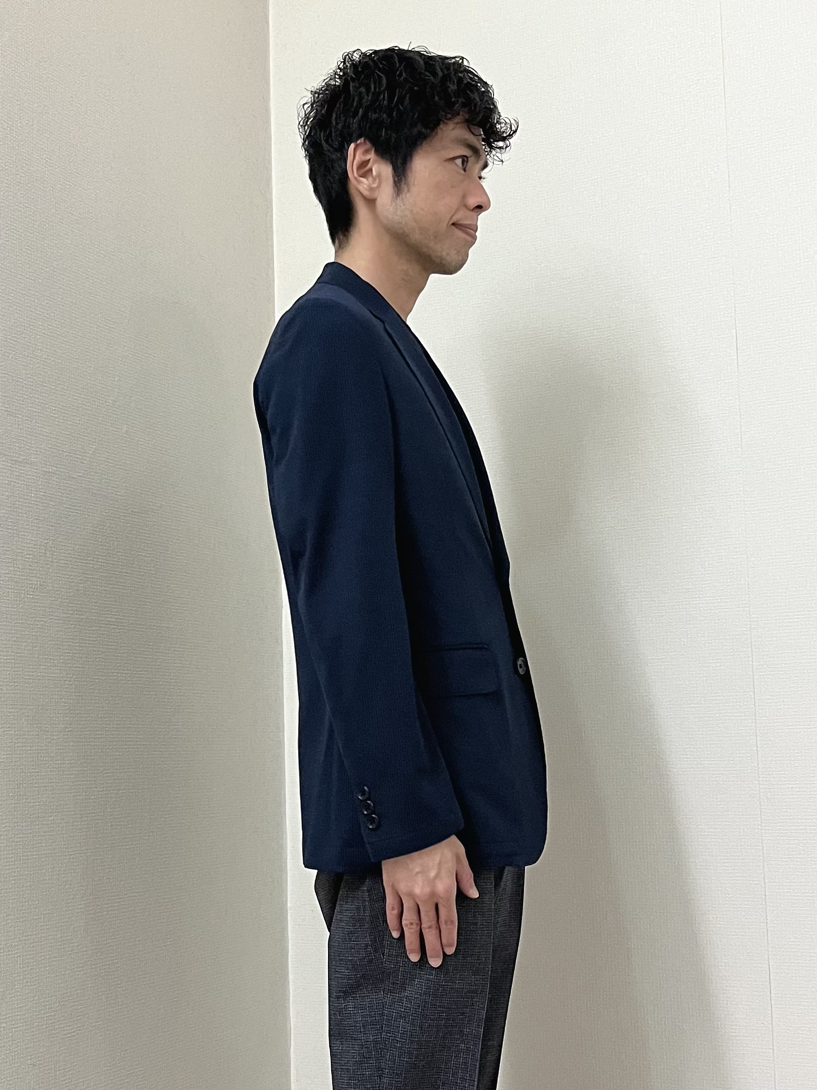 URAさんの「TAKEO KIKUCHI｜【Begin5月号掲載/通気性】トリコットサッカー ジャケット」を使ったコーディネート