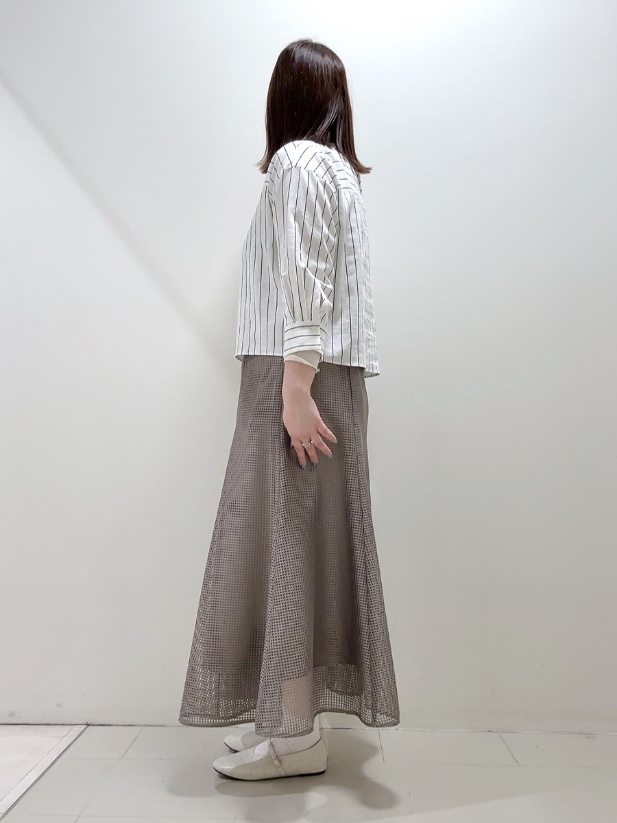 YUIさんの「UNTITLED｜◆【洗える/6分袖】ボートネックブラウス」を使ったコーディネート