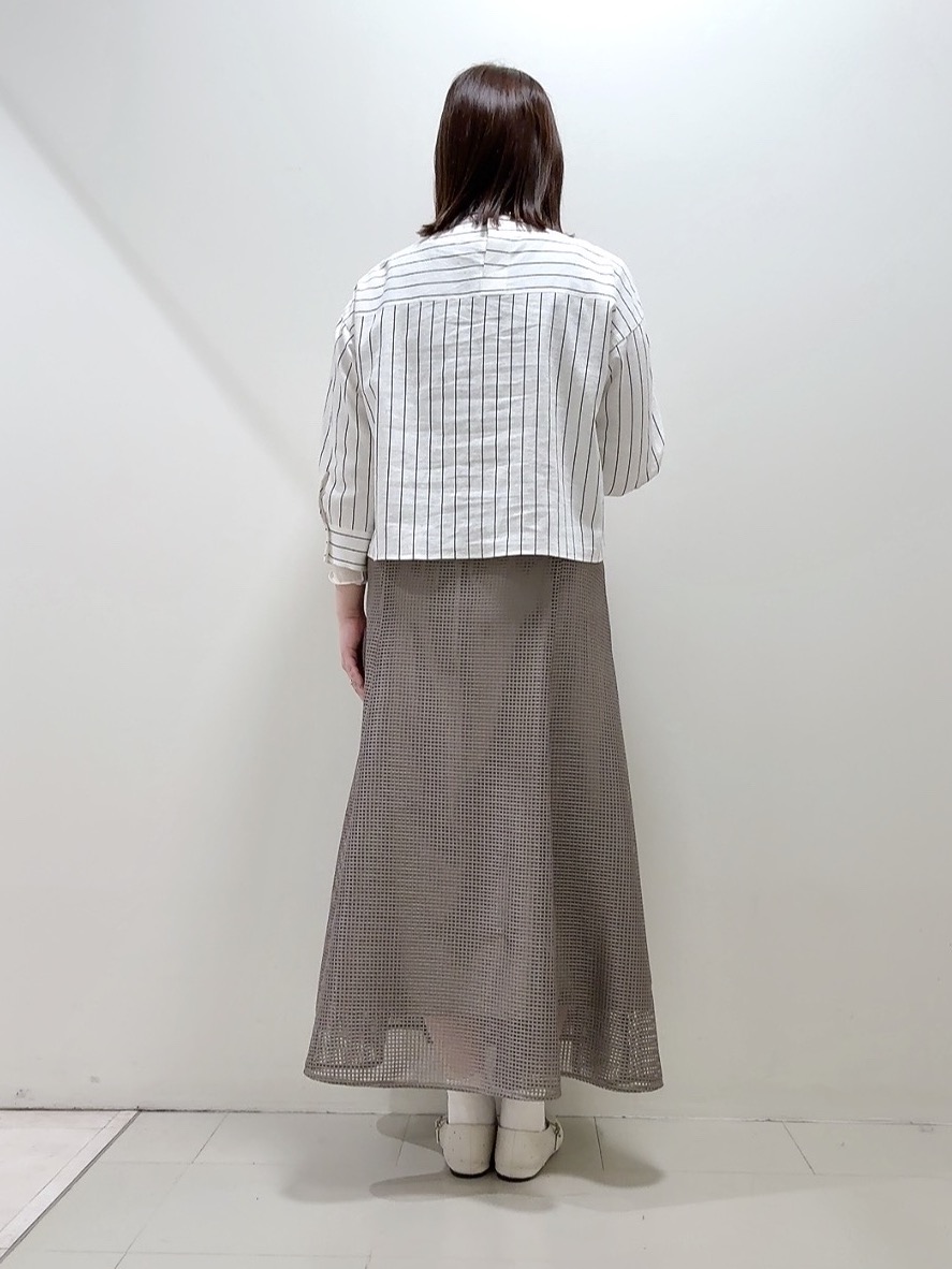 YUIさんの「UNTITLED｜◆【洗える/6分袖】ボートネックブラウス」を使ったコーディネート