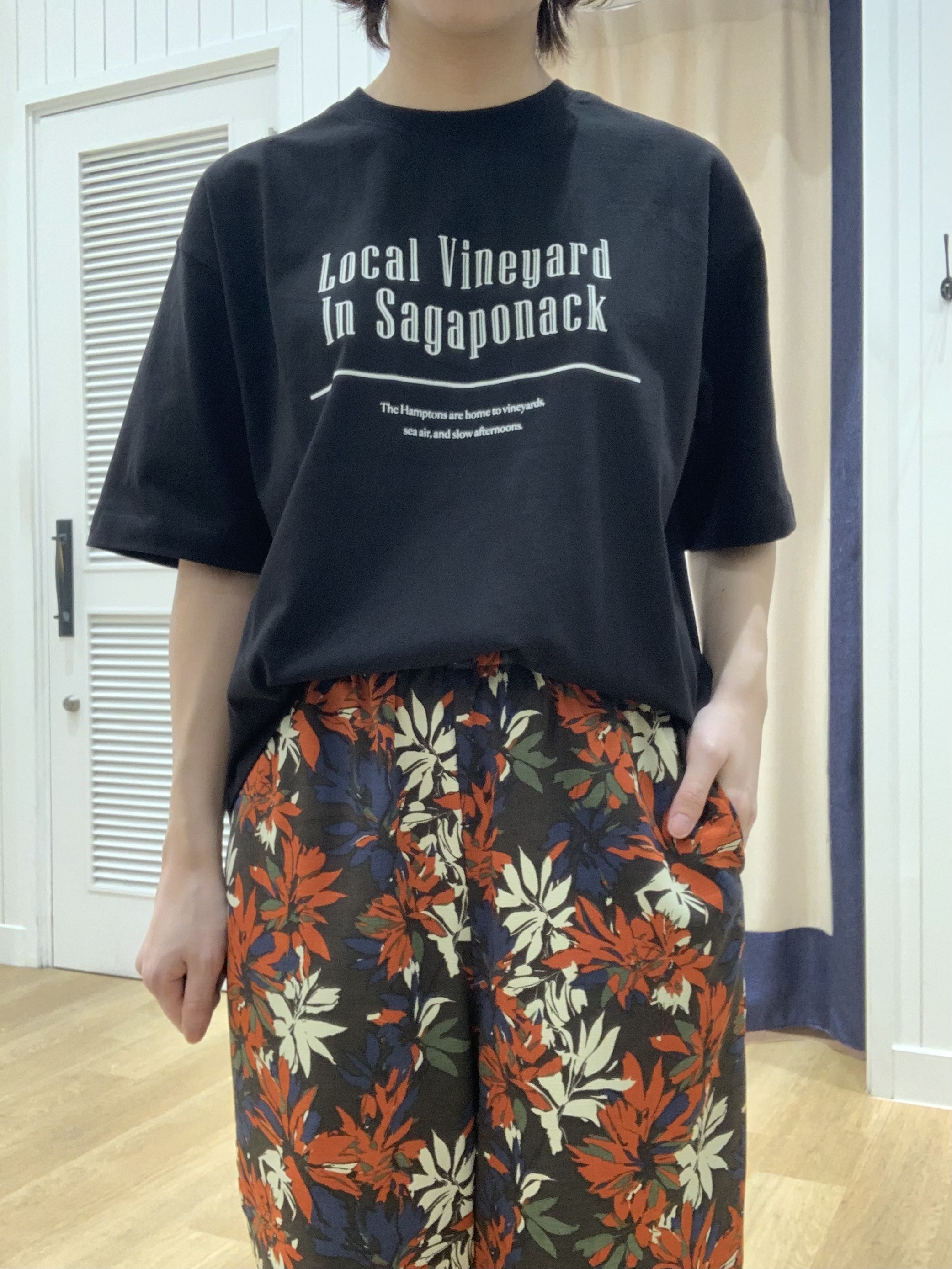 IMARIさんの「Dessin｜【洗える】オーガニックコットンロゴTシャツ」を使ったコーディネート