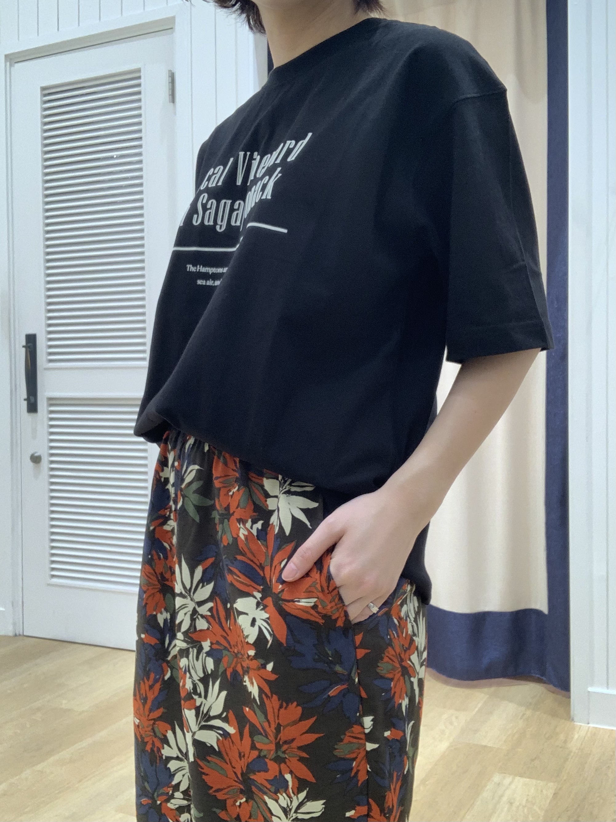 IMARIさんの「Dessin｜【洗える】オーガニックコットンロゴTシャツ」を使ったコーディネート