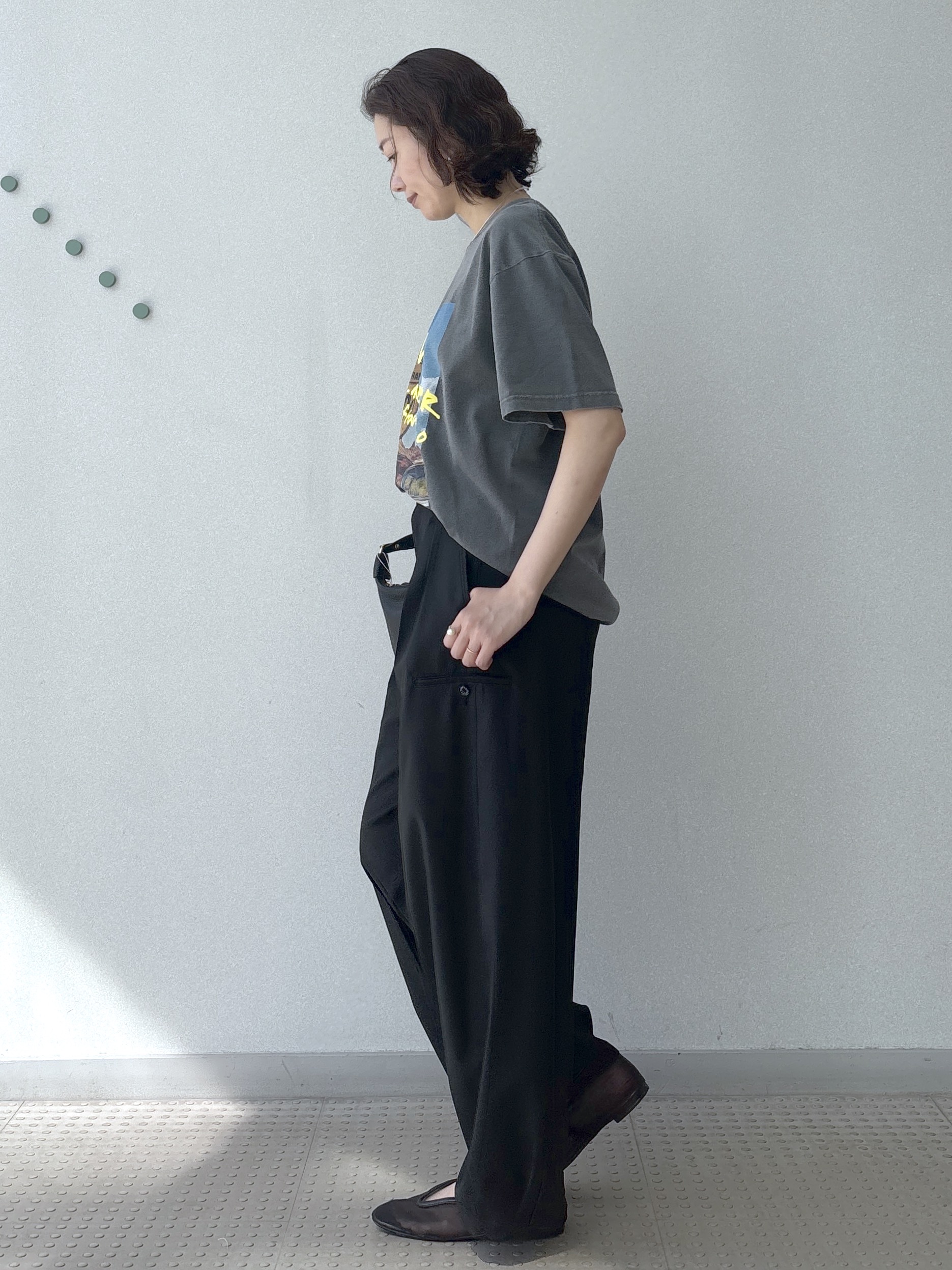saitoさんの「DRESSTERIOR｜J．J．Mercer （ジェイジェイマーサー）【別注】プリントTシャツ」を使ったコーディネート