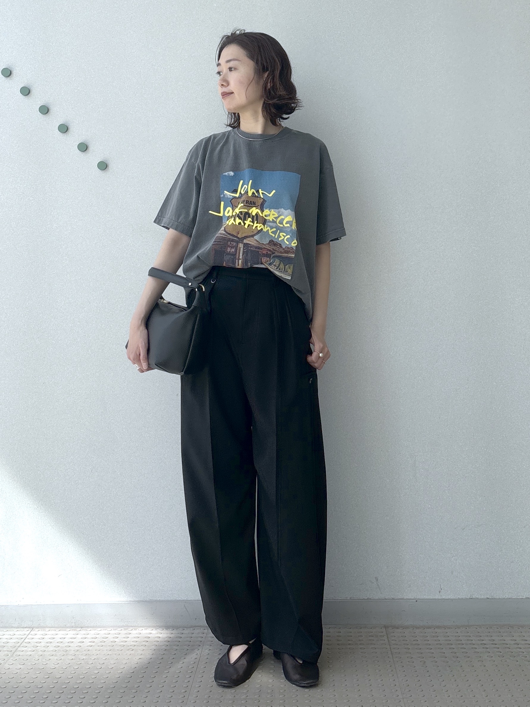 saitoさんの「DRESSTERIOR｜J．J．Mercer （ジェイジェイマーサー）【別注】プリントTシャツ」を使ったコーディネート