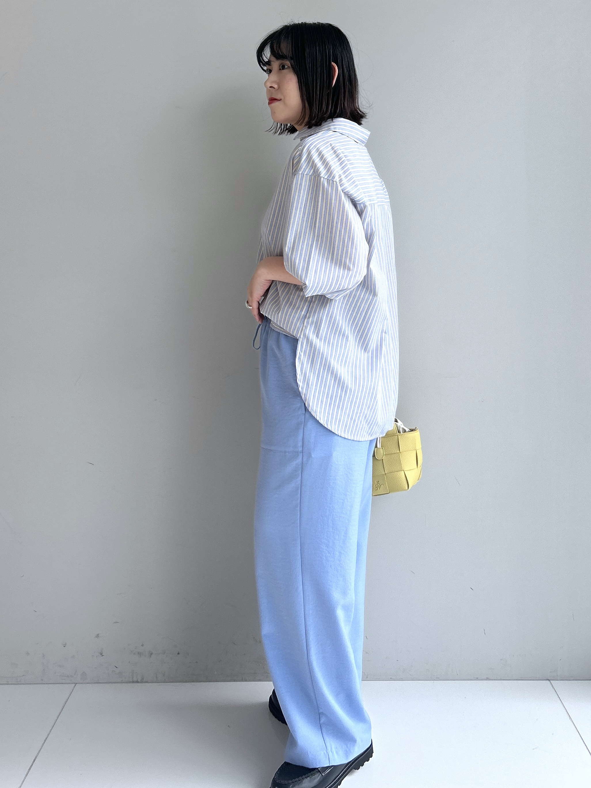 Hirokaさんの「Dessin｜【洗える】スキッパーシャツブラウス」を使ったコーディネート