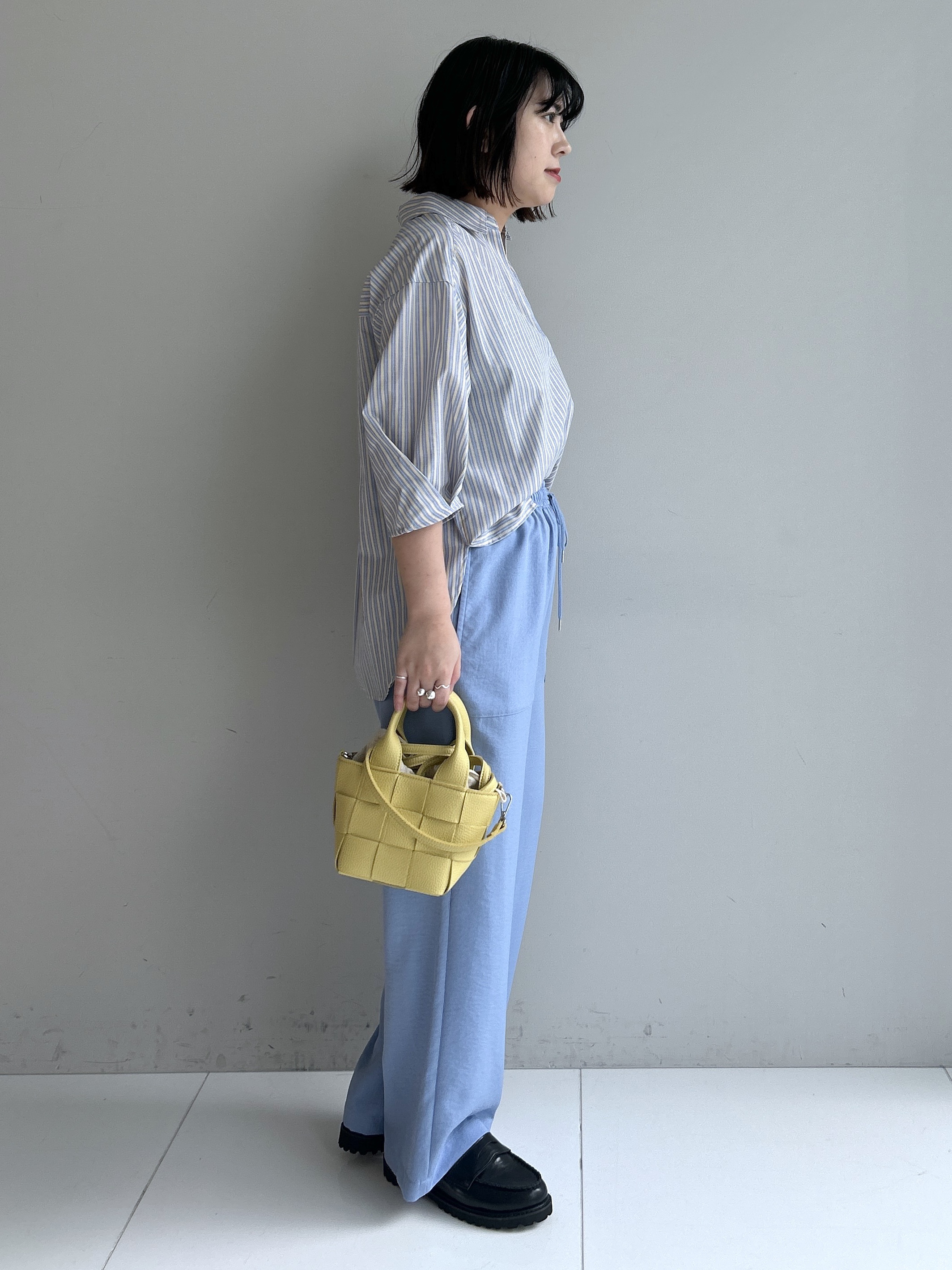 Hirokaさんの「Dessin｜【洗える】スキッパーシャツブラウス」を使ったコーディネート