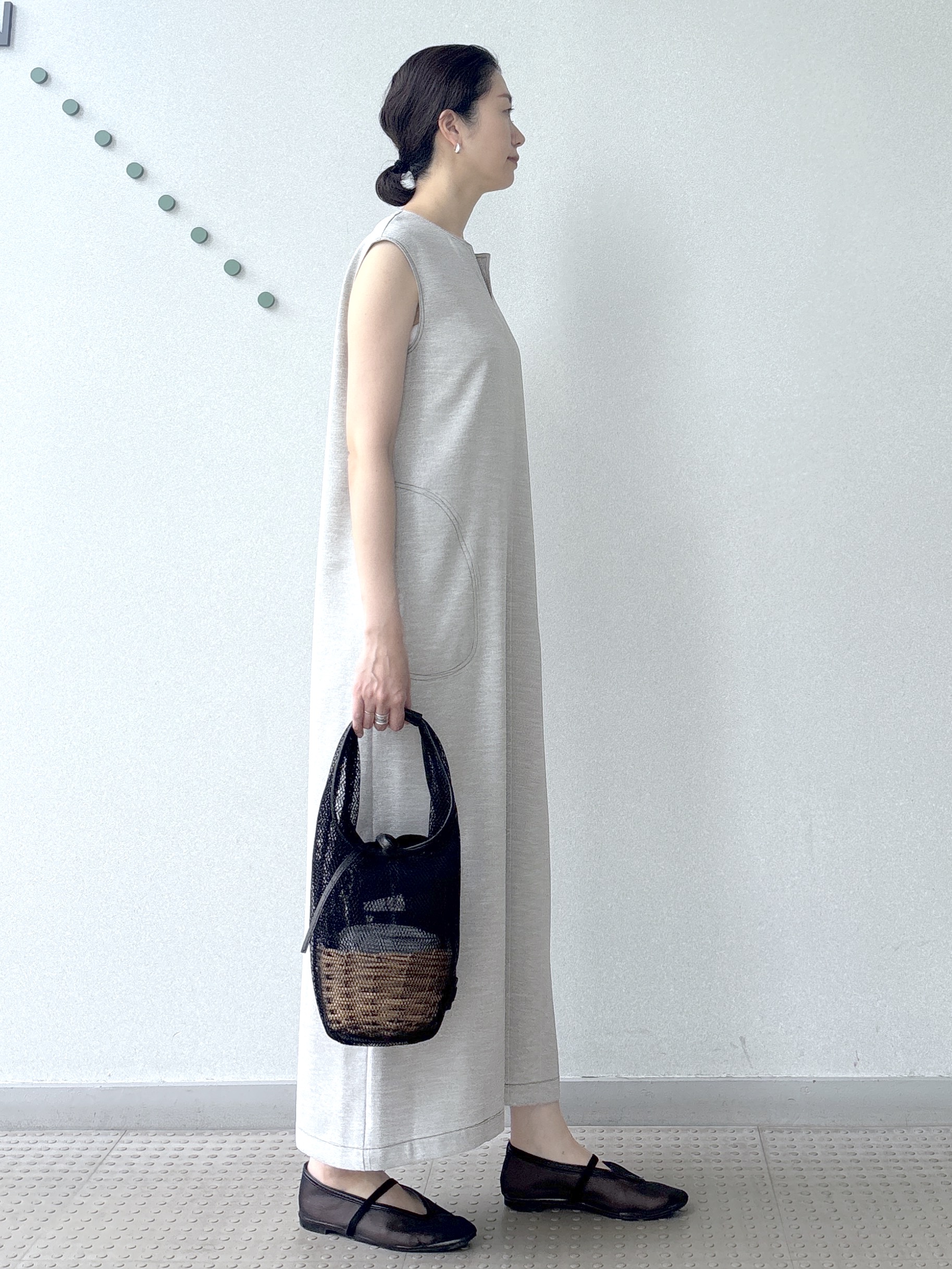 saitoさんの「DRESSTERIOR｜【セットアップ可/UVカット/接触冷感/吸水速乾】ウォッシャブル Iラインワンピース」を使ったコーディネート