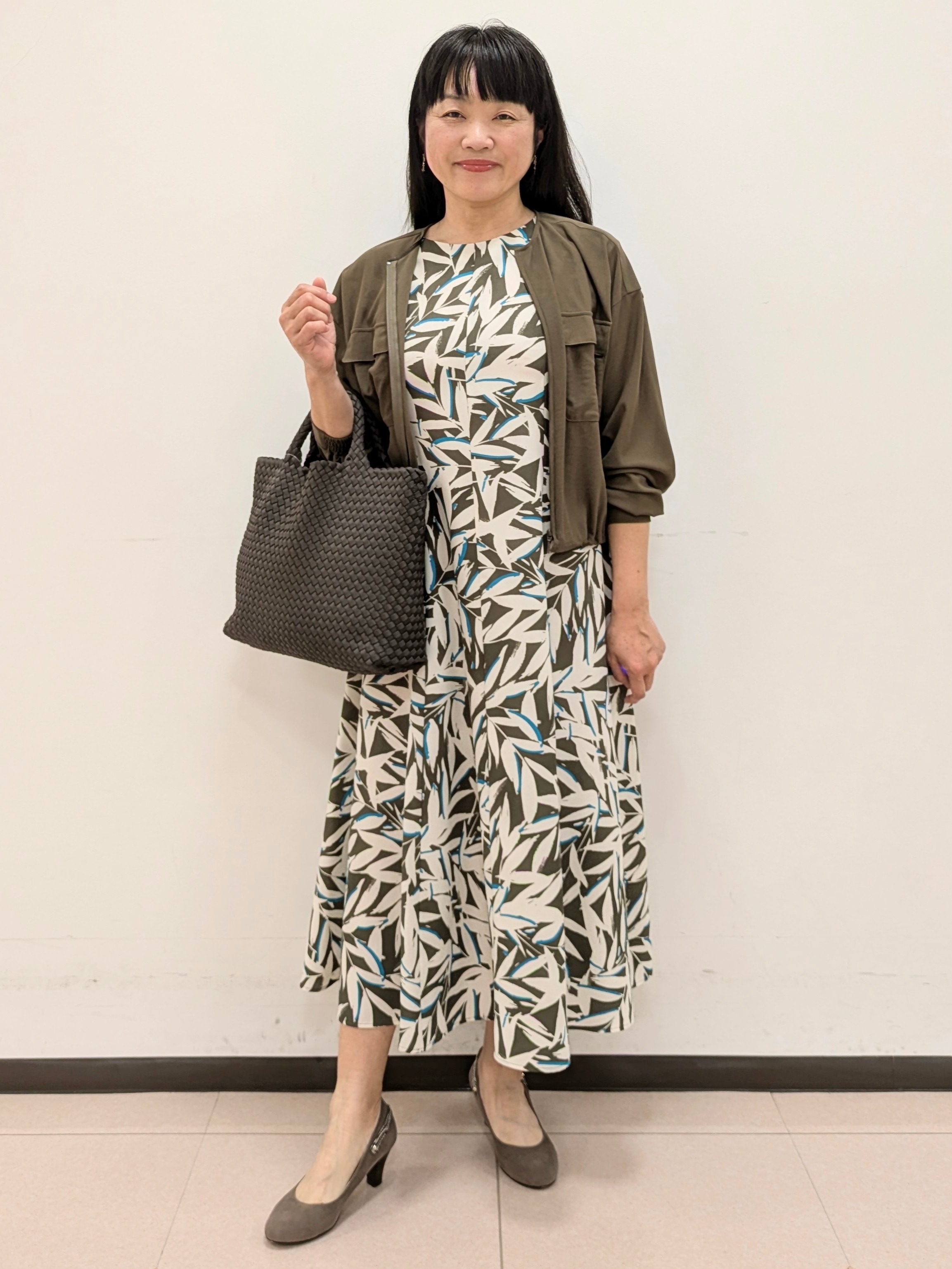 ともさんの「UNTITLED｜◆【洗える】シアーブルゾン」を使ったコーディネート