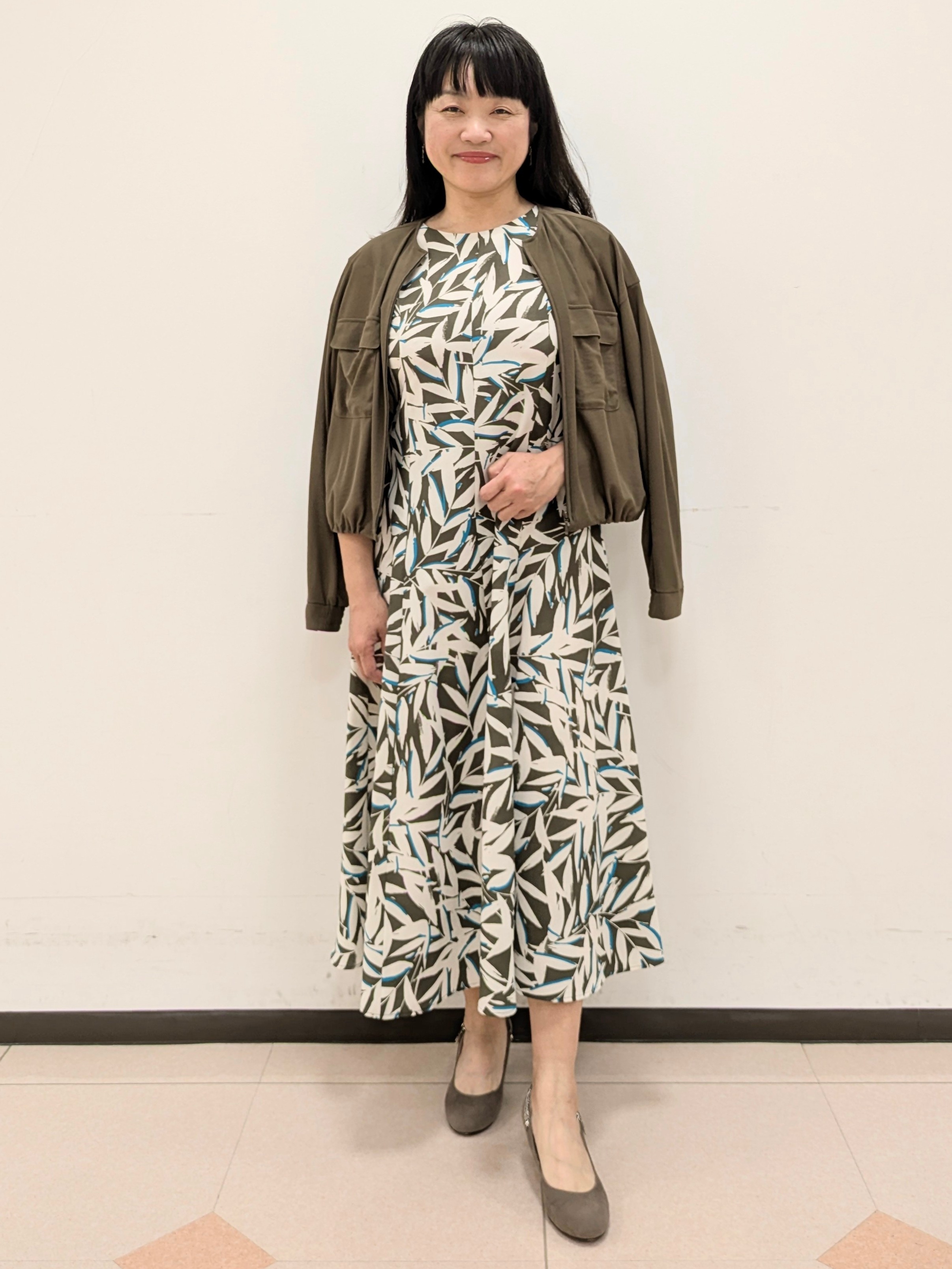 ともさんの「UNTITLED｜◆【洗える】シアーブルゾン」を使ったコーディネート
