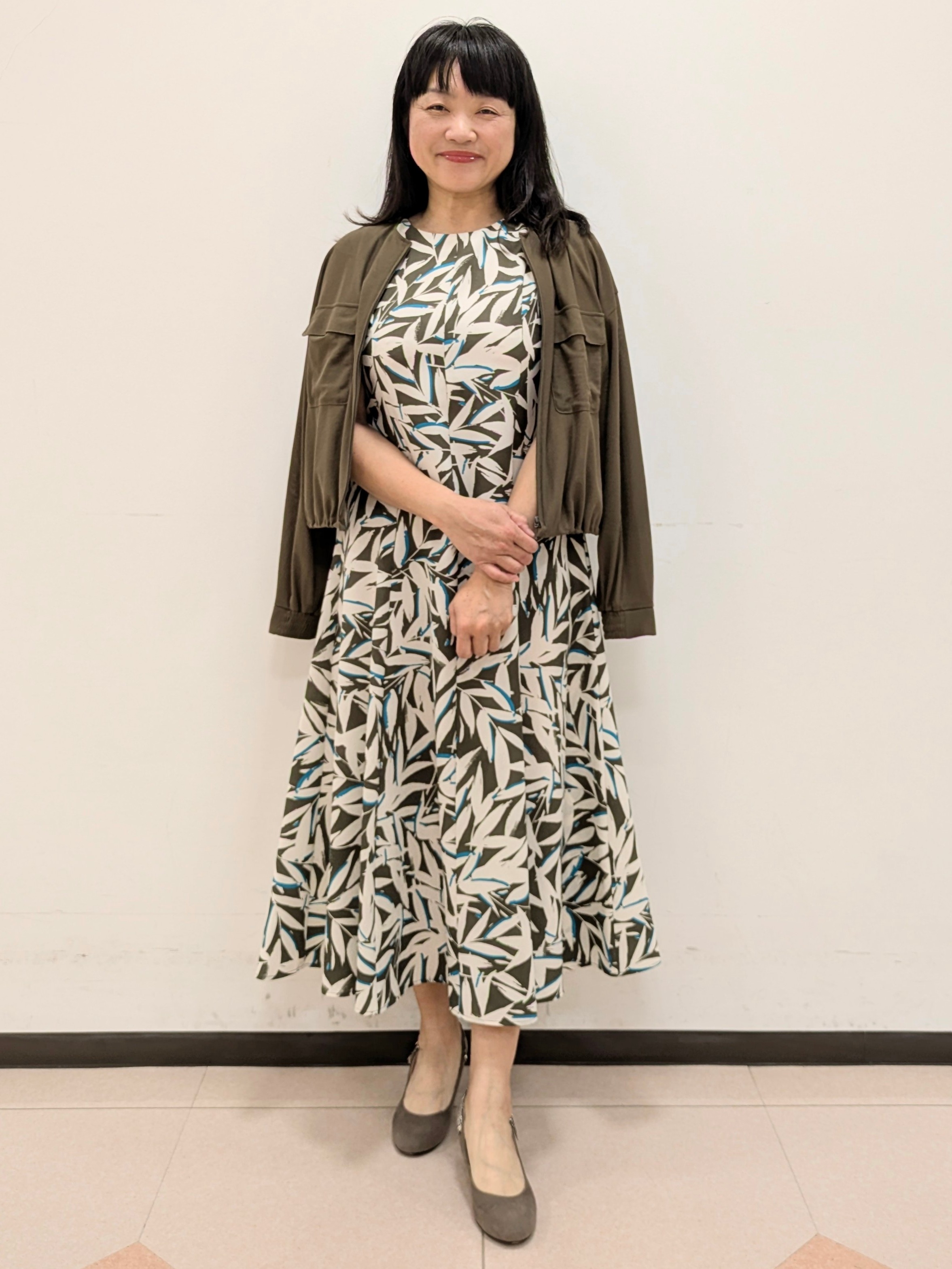 ともさんの「UNTITLED｜◆【洗える】シアーブルゾン」を使ったコーディネート