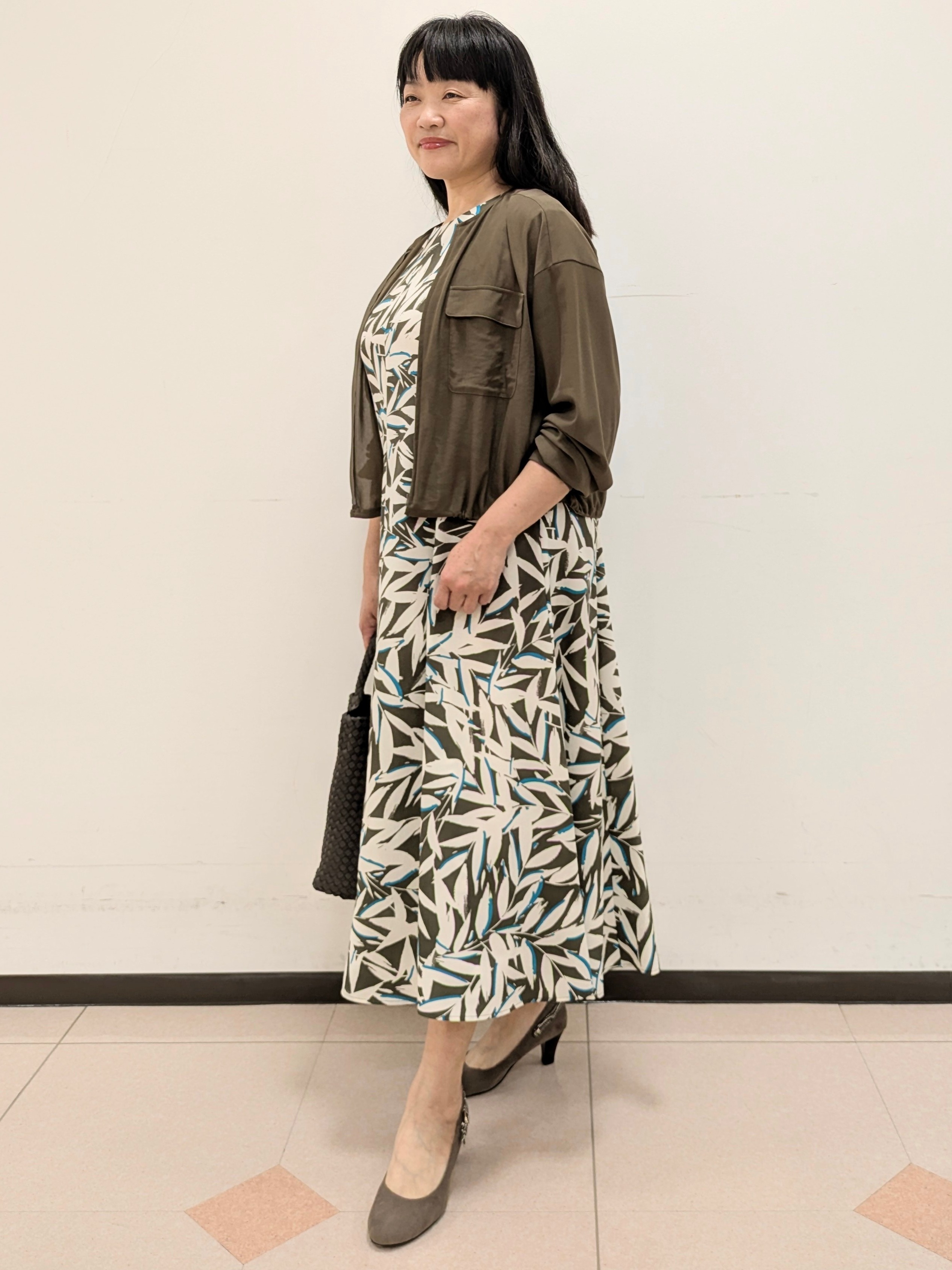 ともさんの「UNTITLED｜◆【洗える】シアーブルゾン」を使ったコーディネート