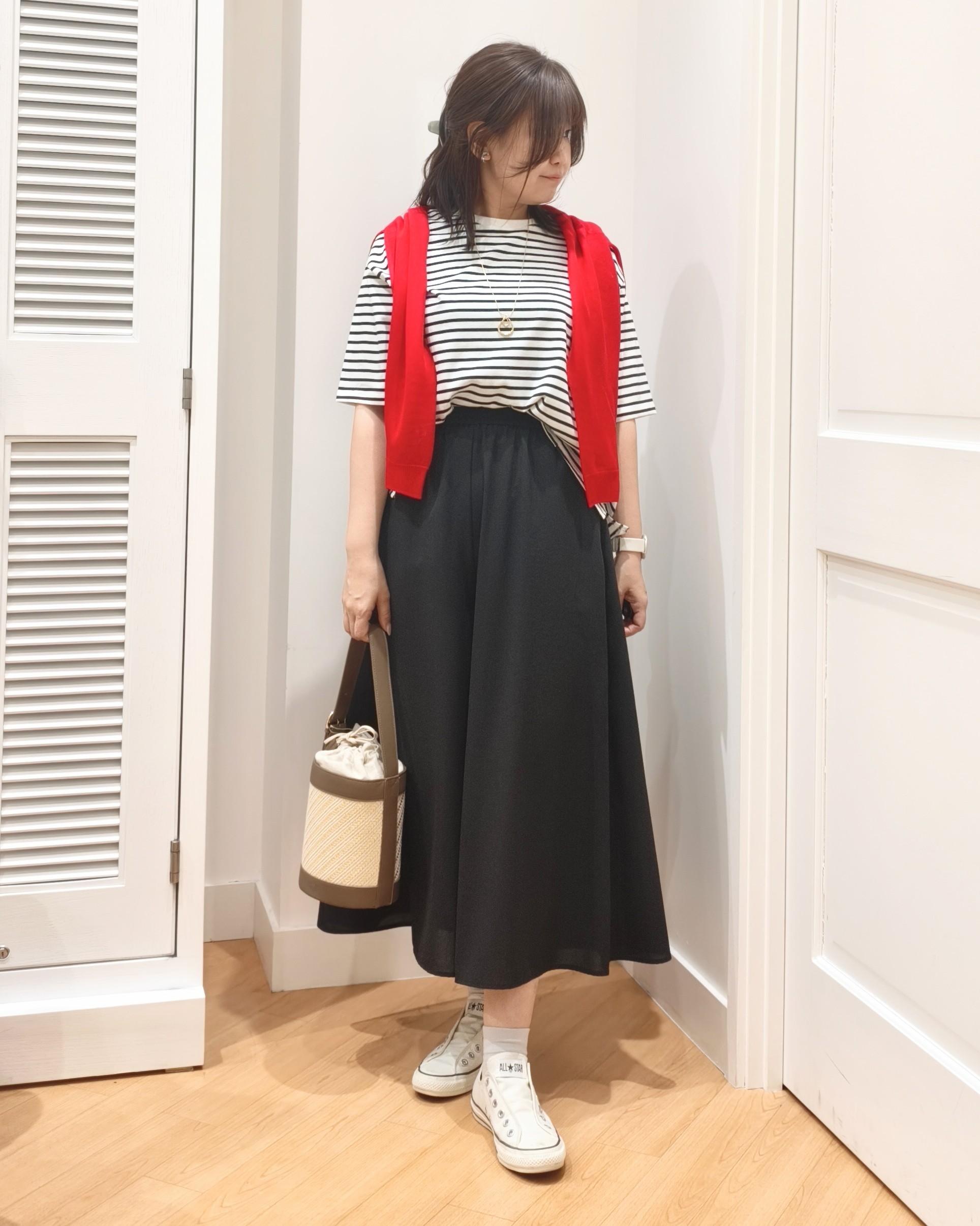 AIKOsanさんの「Dessin｜【UVカット/接触冷感】プレーティングTシャツ」を使ったコーディネート