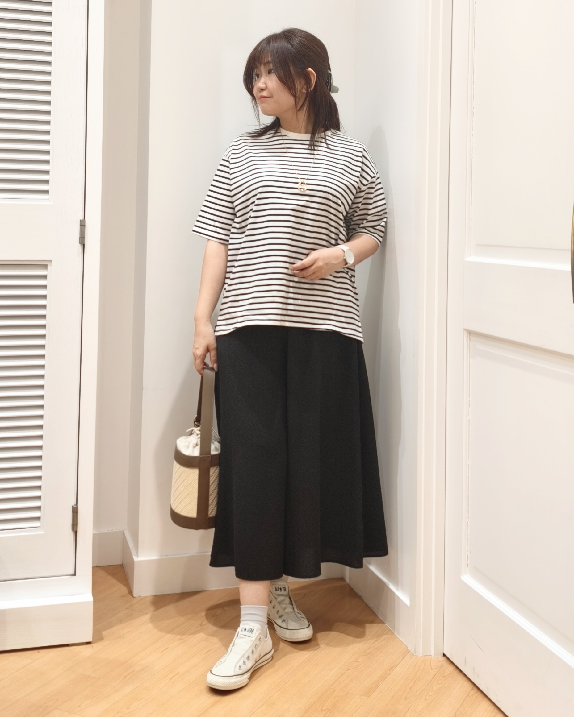 AIKOsanさんの「Dessin｜【UVカット/接触冷感】プレーティングTシャツ」を使ったコーディネート