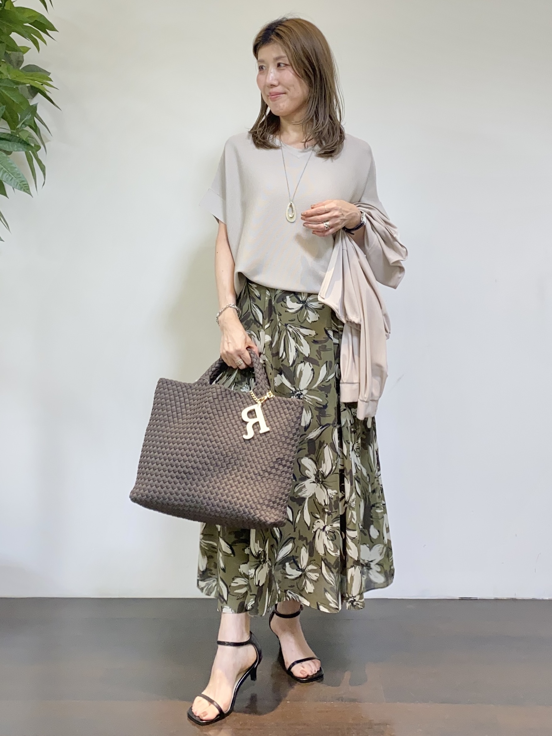 tomoさんの「UNTITLED｜◆【洗える】シアーブルゾン」を使ったコーディネート